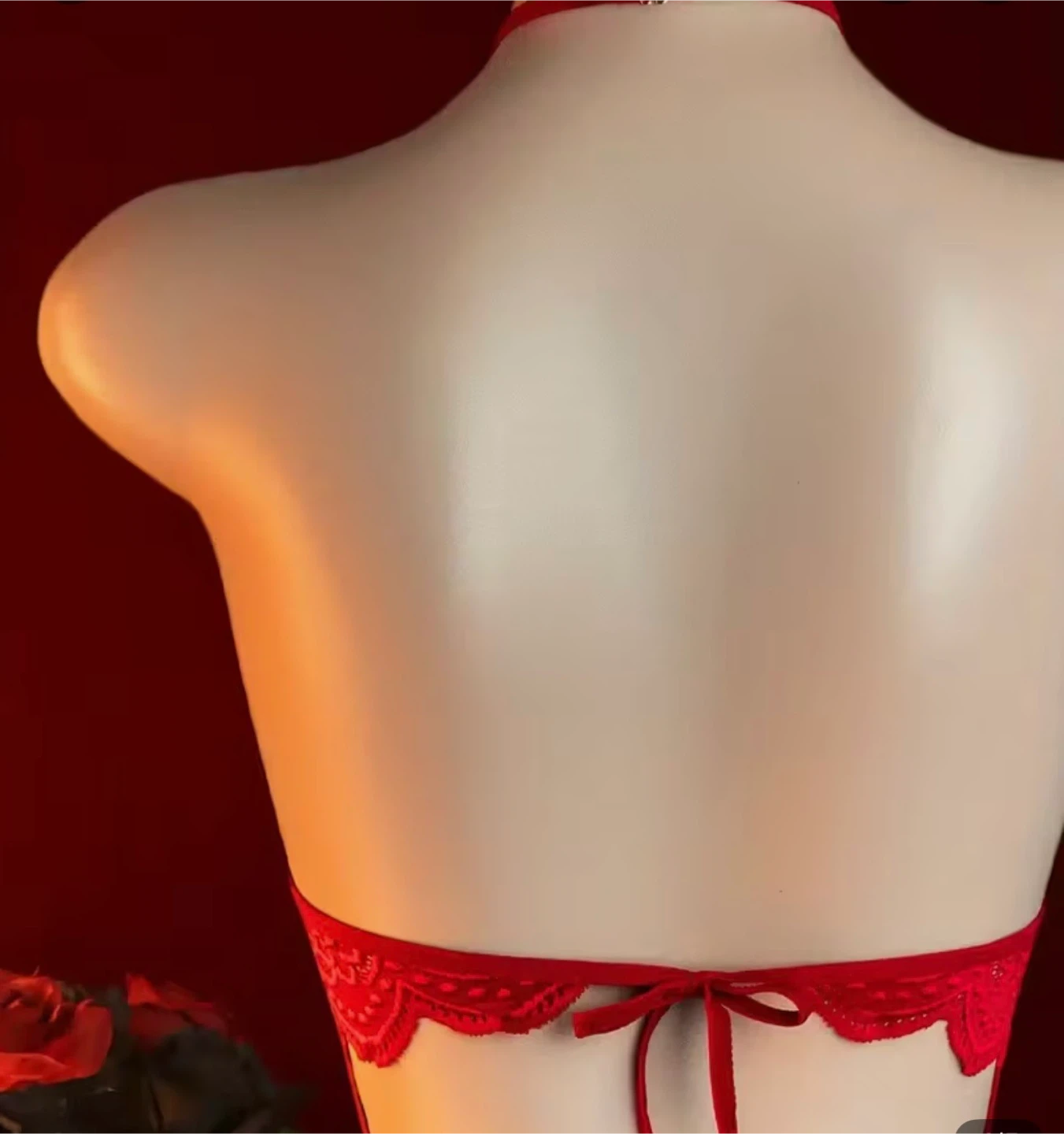Red Lace Teddy Lingerie one size - photo 5