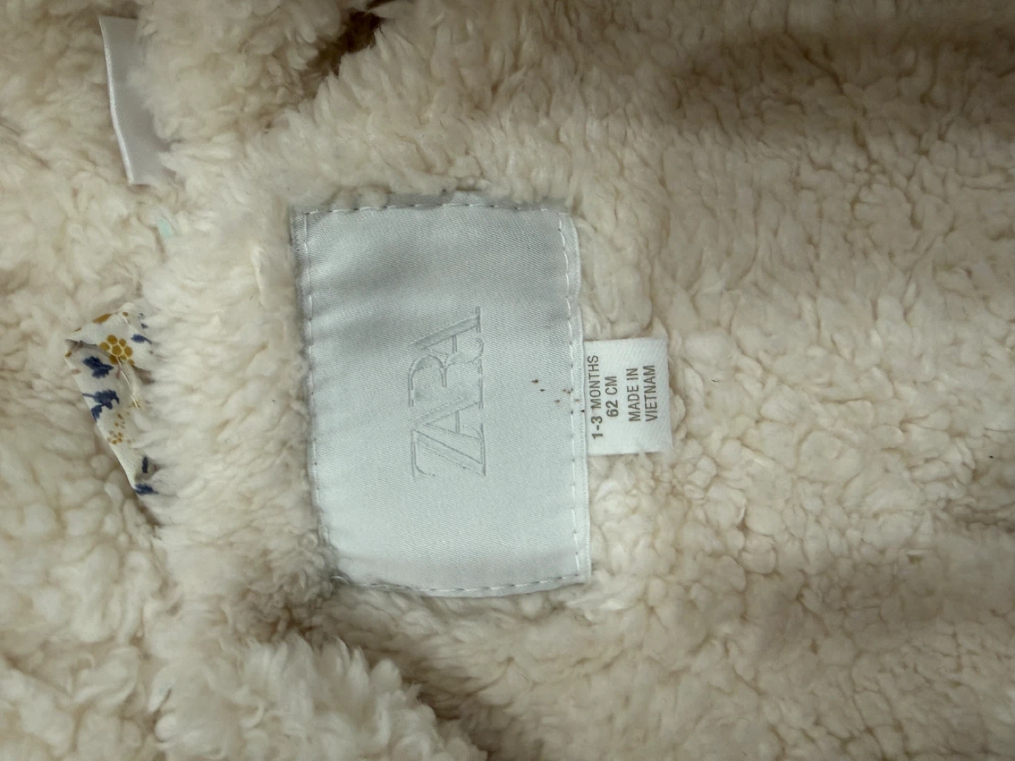 Zara Baby Snowsuit 1-3 Months Floral - photo 2