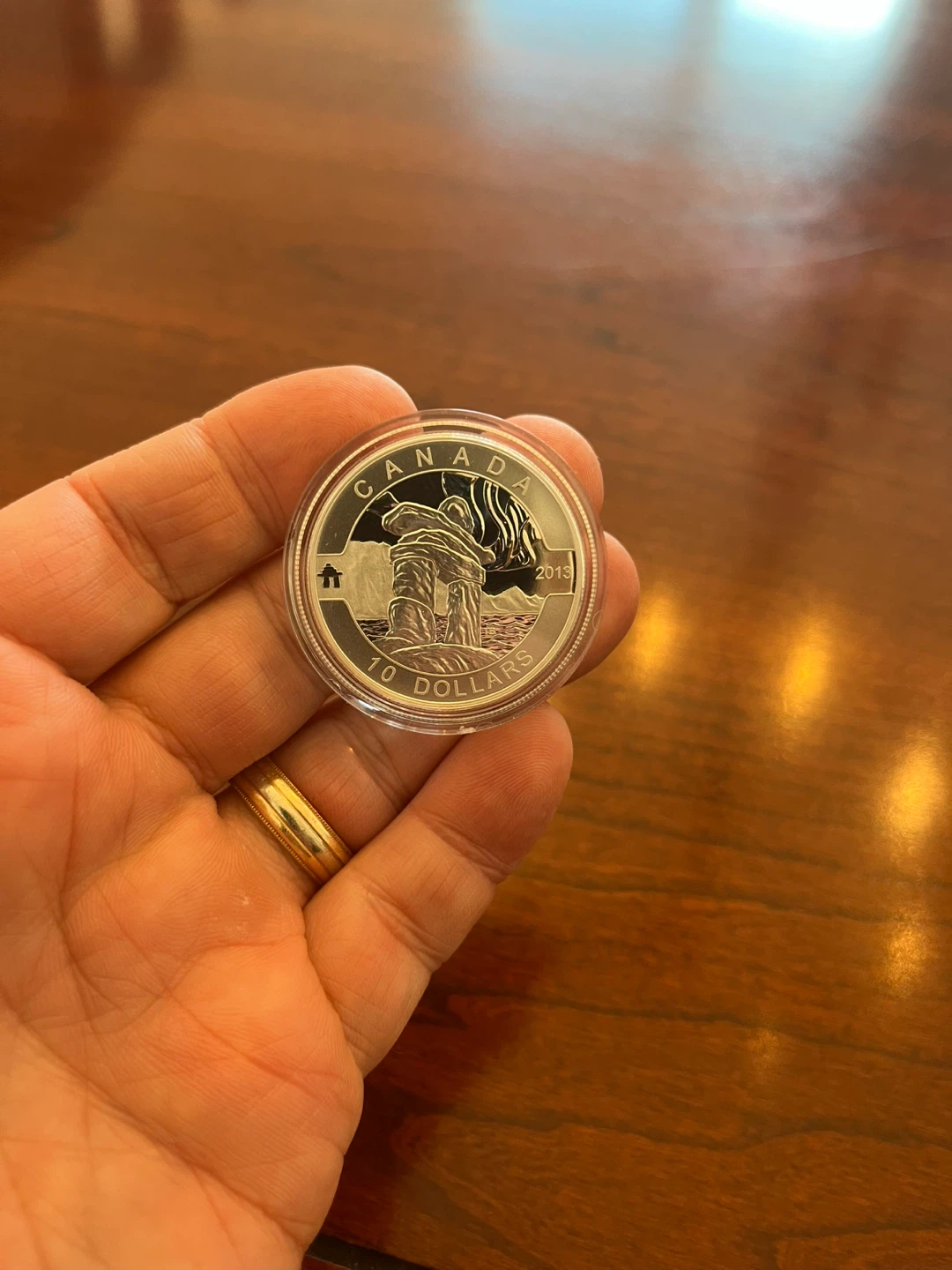 1/2 oz Fine Silver Coin - Inukshuk - photo 2