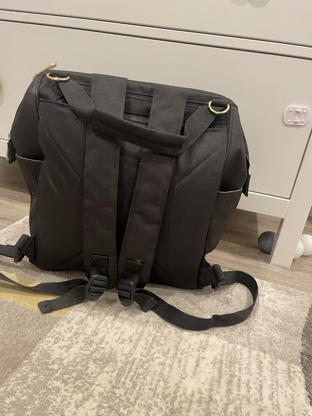 Black Diaper Bag Backpack - photo 3