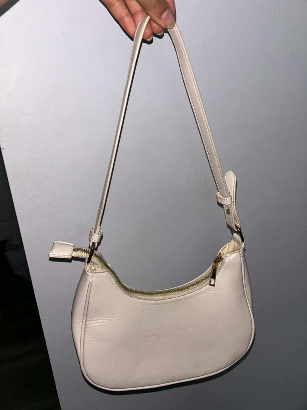 Women's Cream Shoulder Bag