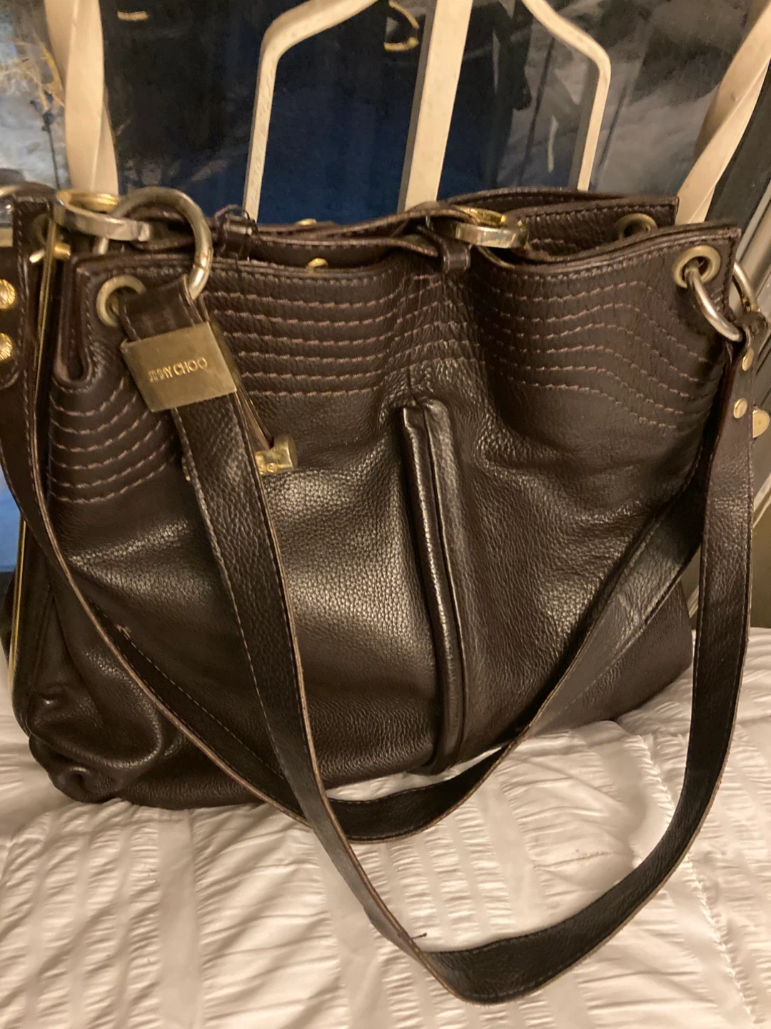 Brown Leather Shoulder Bag - photo 2