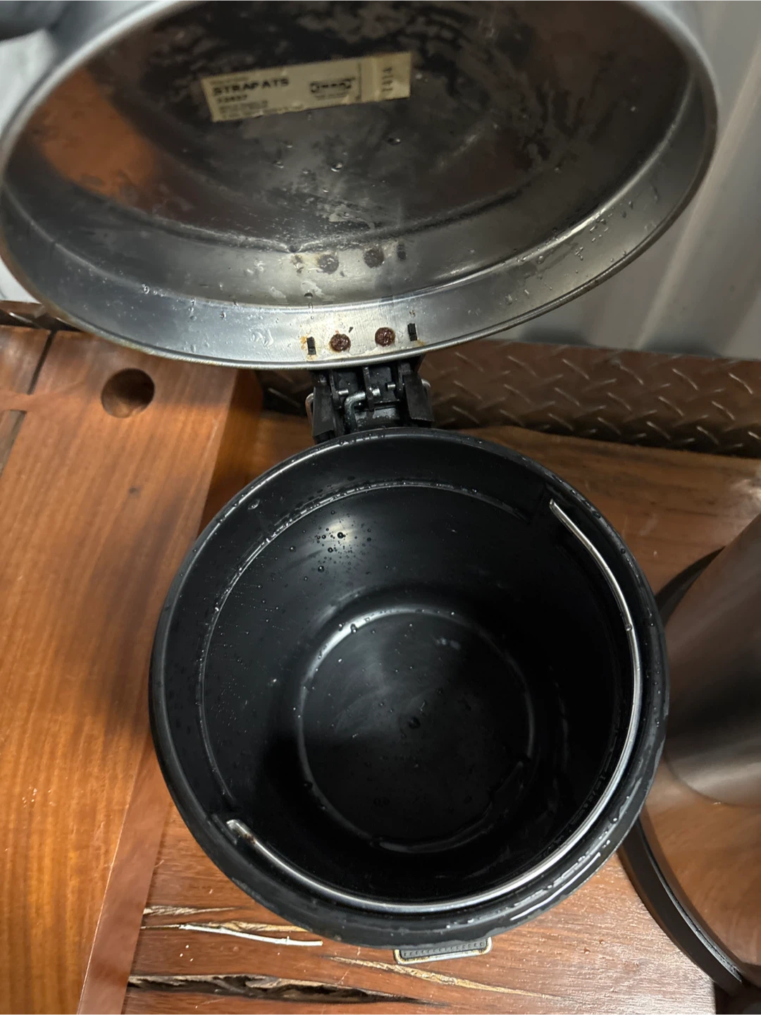 Stainless Steel Step Trash Can set - photo 3