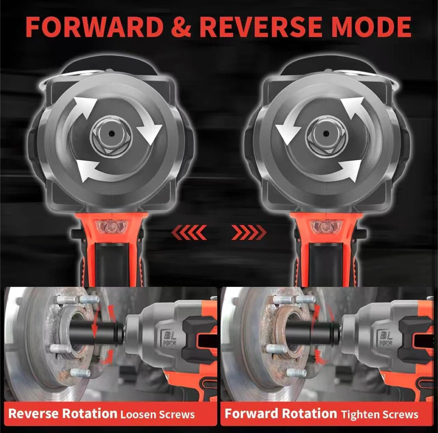 Cordless Impact Wrench with 4.0AH Battery - photo 4