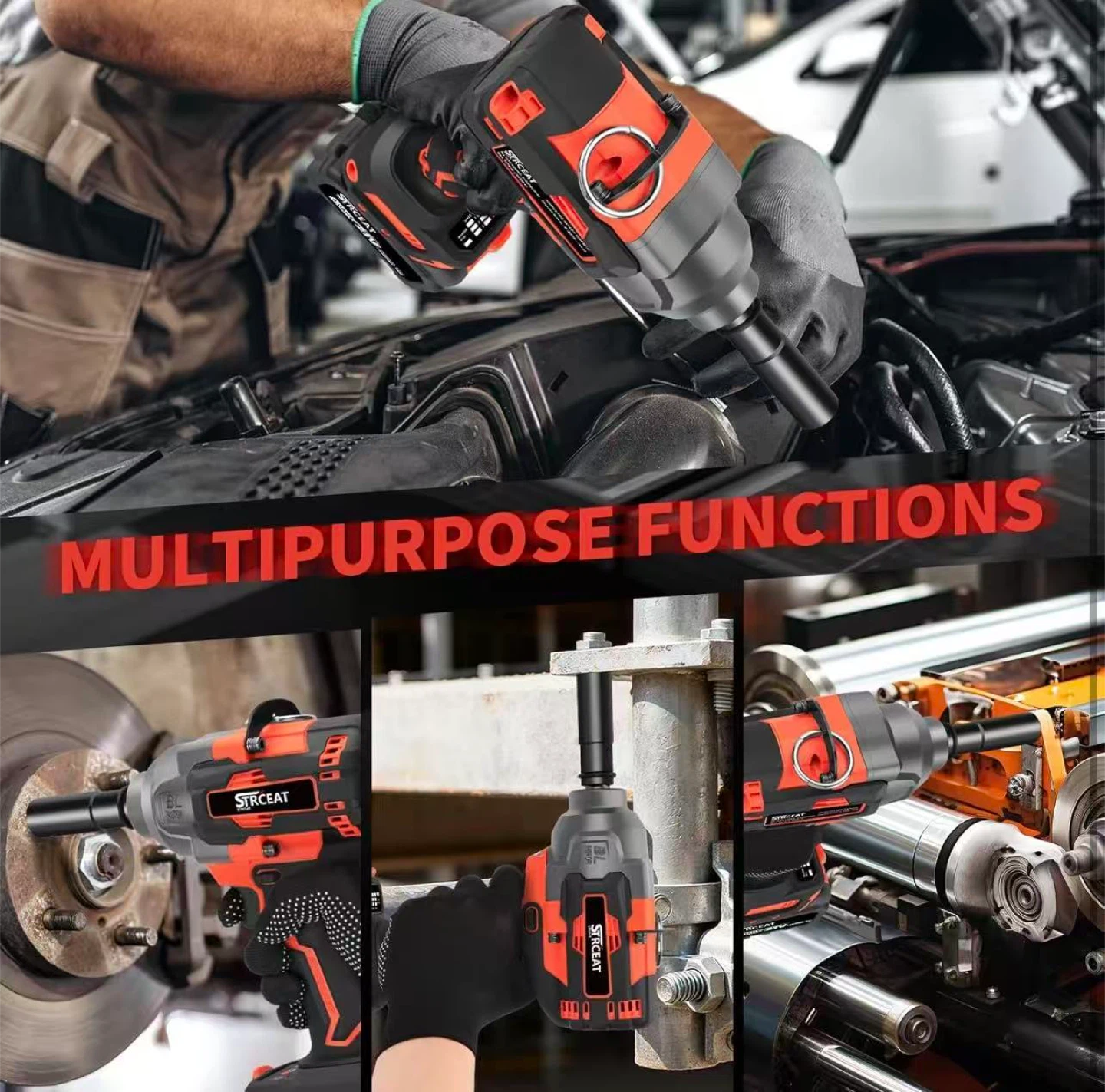 Cordless Impact Wrench with 4.0AH Battery - photo 5