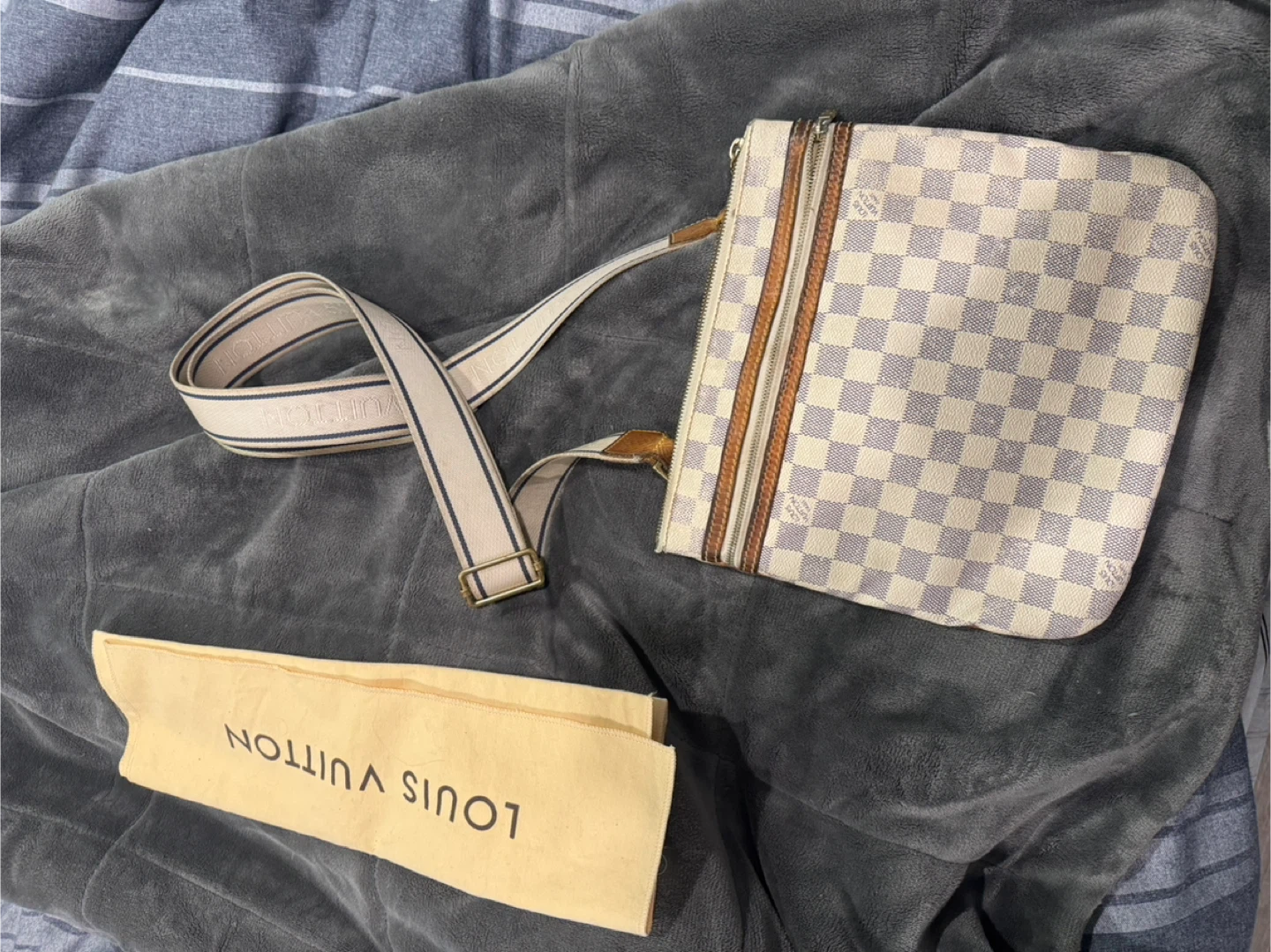 Louis Vuitton Damier Azur Sling Bag