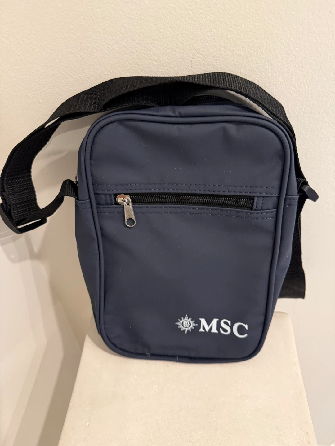 New MSC Navy Blue Crossbody Unisex Bag - Reduced! - photo 3
