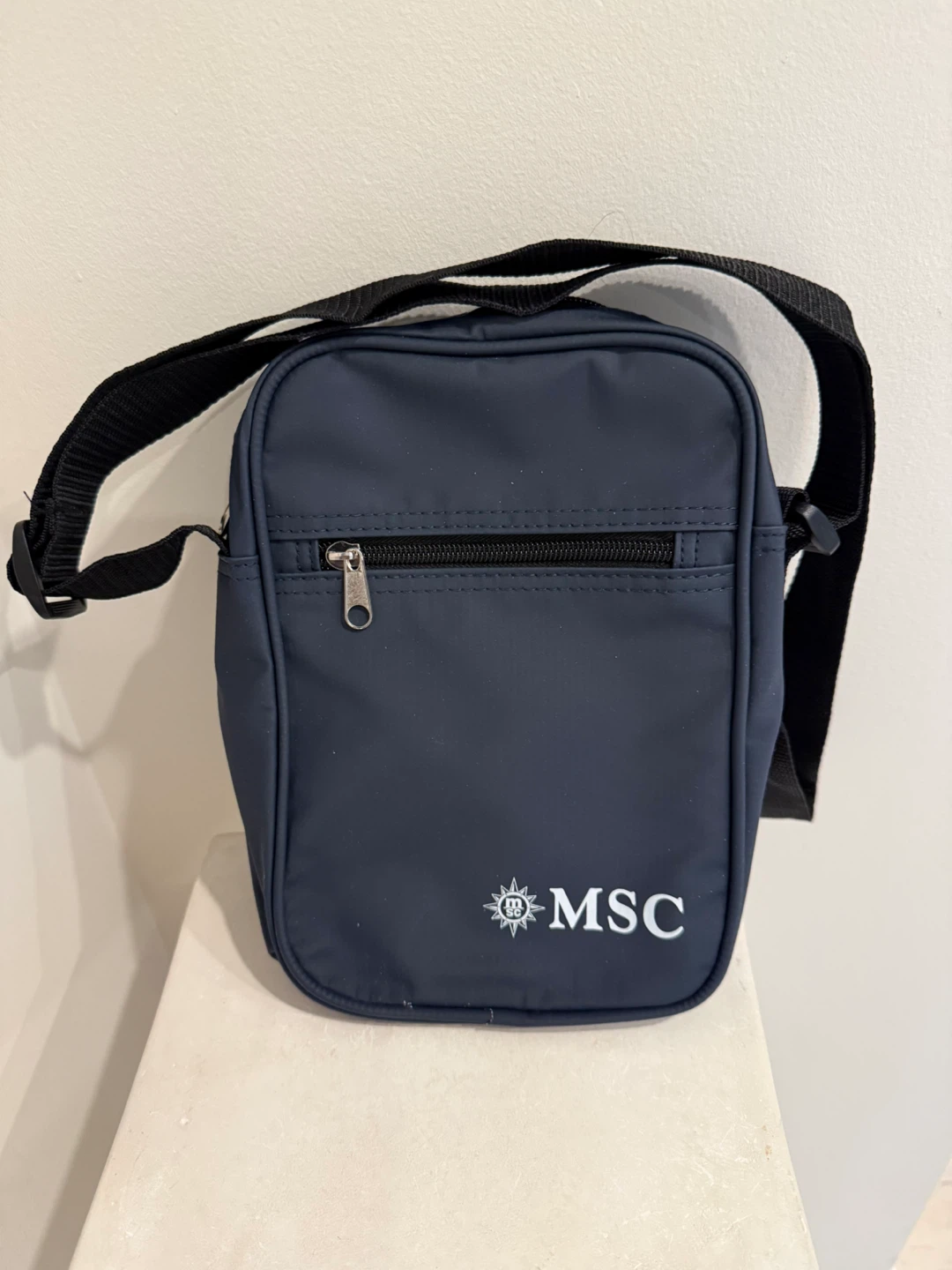 New MSC Navy Blue Crossbody Unisex Bag - Reduced!