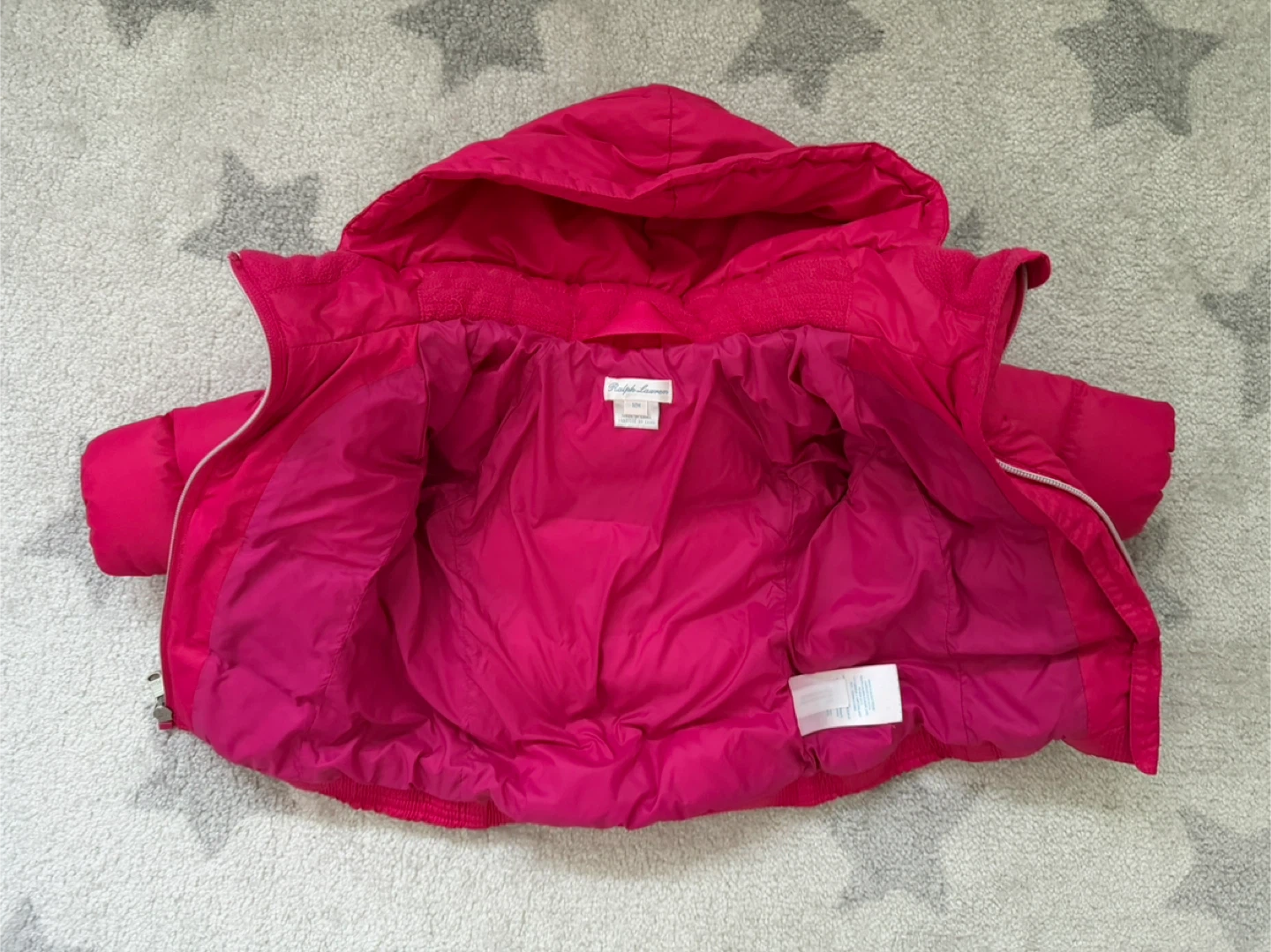 Ralph Lauren Puffer Jacket - Pink - 12M - photo 2