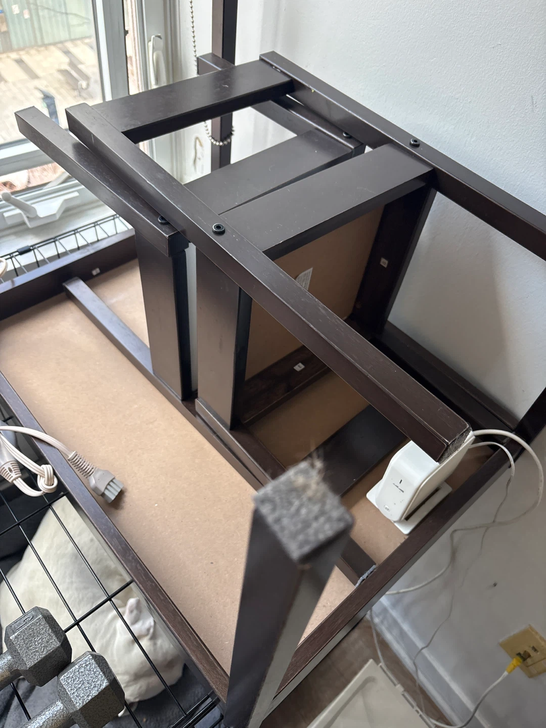 Dark Brown kids Table with two chairs