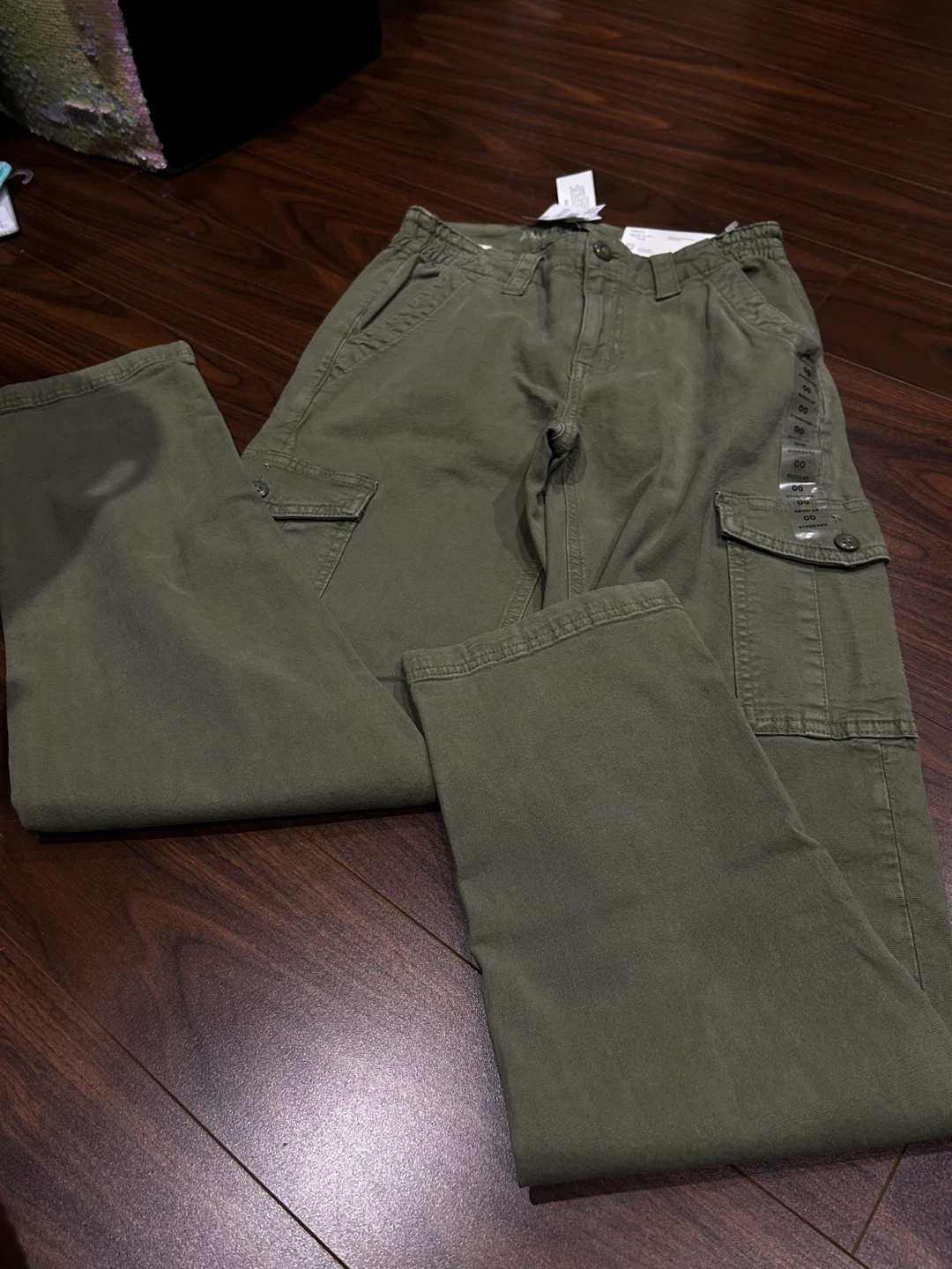American Eagle high rise straight stretch size XS- new with tags - photo 2