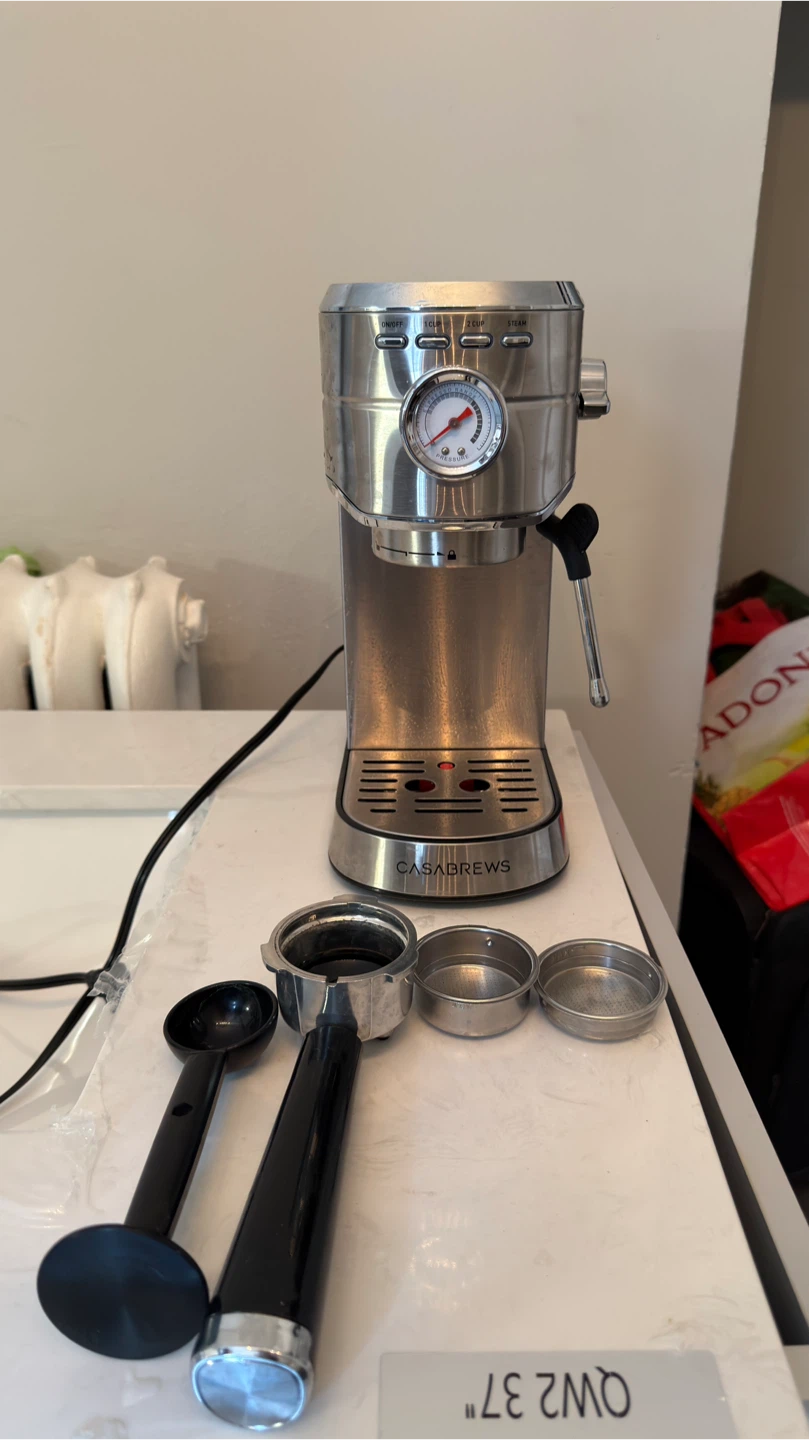 CASABREWS Espresso Machine with Portafilter and Scoops - photo 3