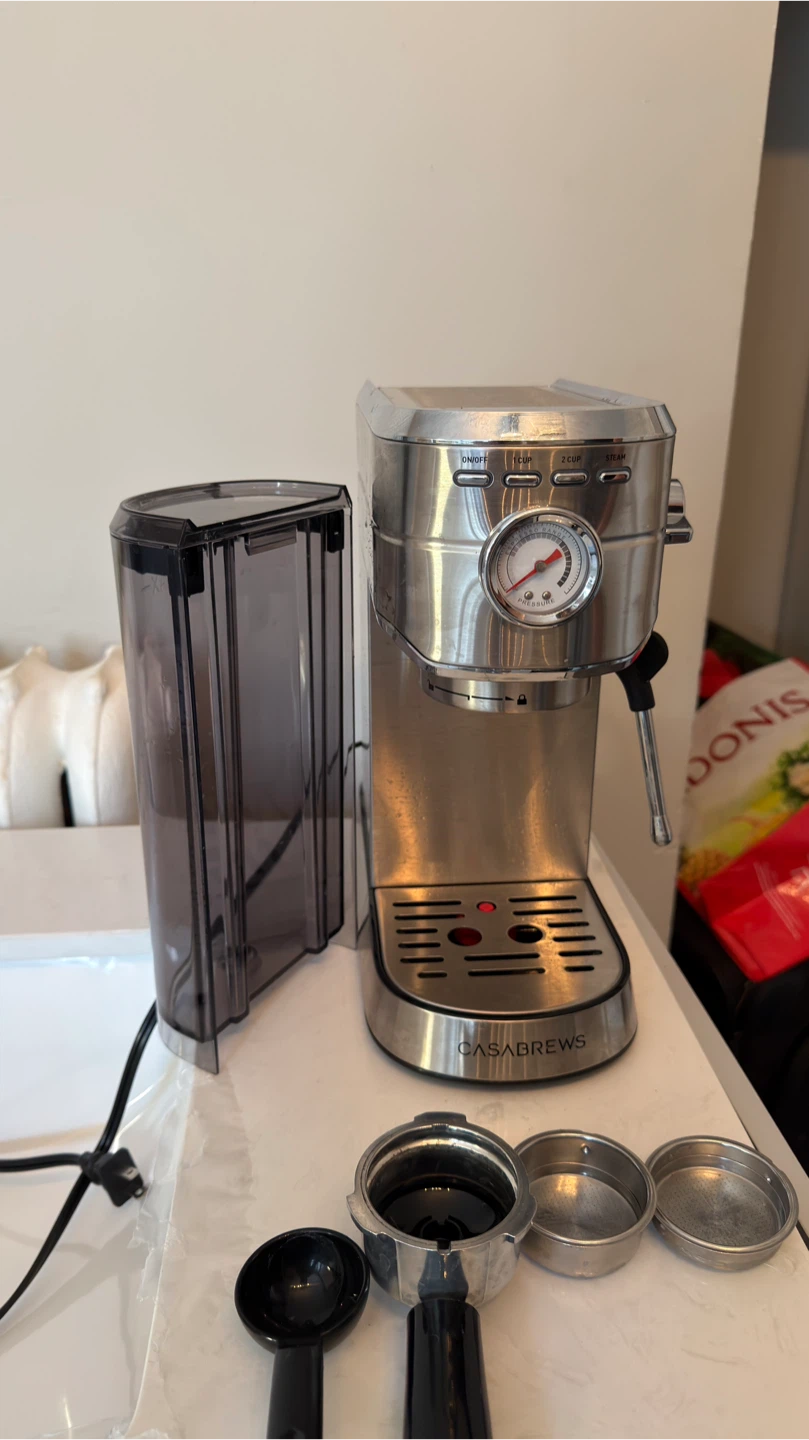 CASABREWS Espresso Machine with Portafilter and Scoops