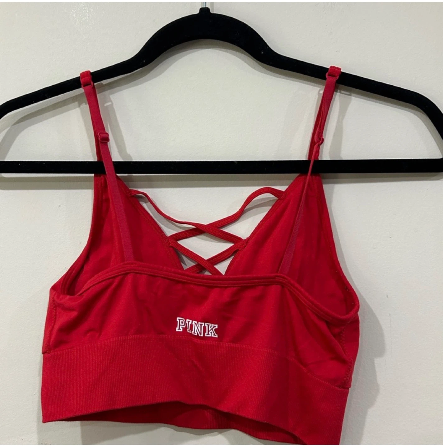Pink VS Red bralette adjustable straps size s/m - photo 2