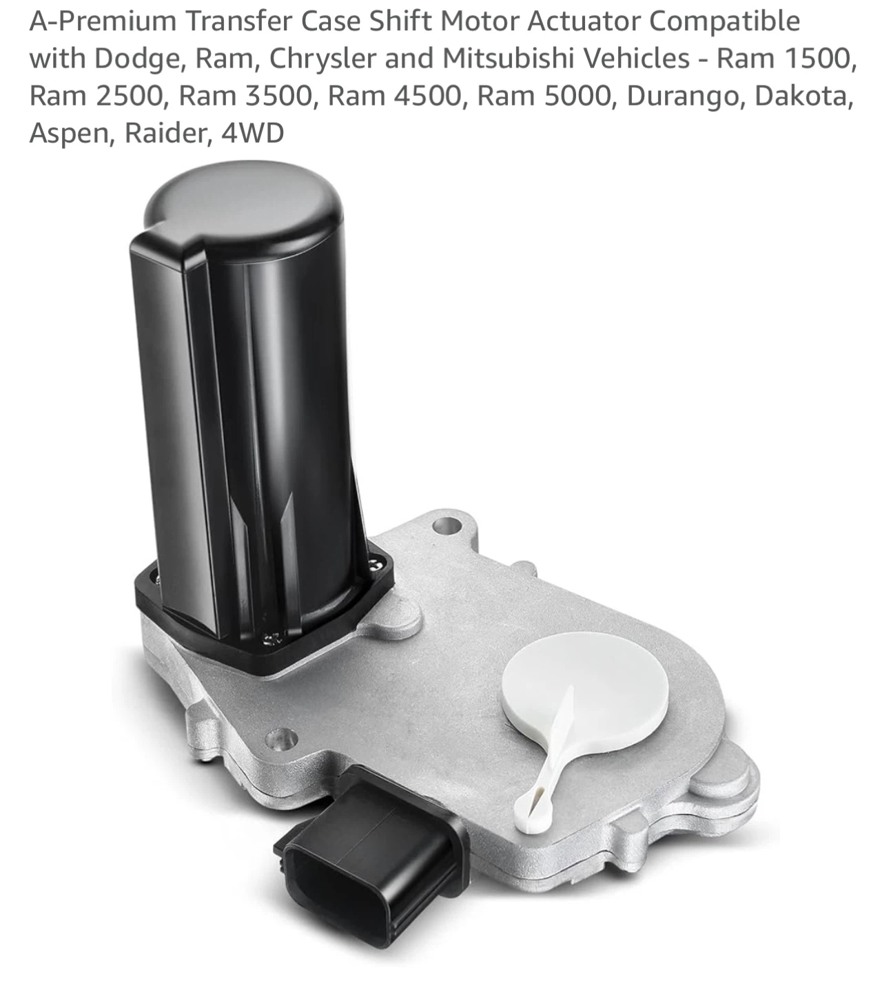 A-Premium Transfer Case Shift Motor Actuator