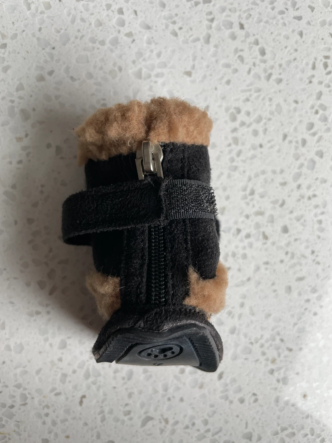 Black Dog Boots with Fur Trim - photo 2