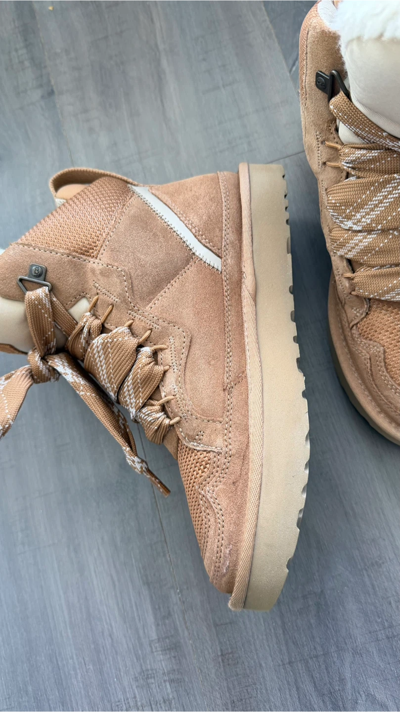 UGG Tan Suede & Mesh Winter Boots - photo 2
