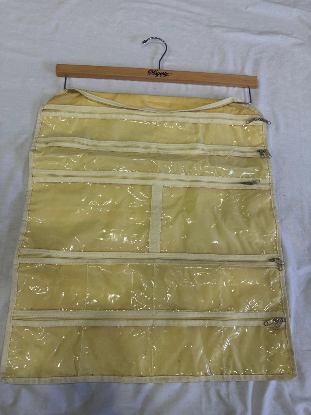 Hagerty Yellow Hanging Jewelry Organizer Bag