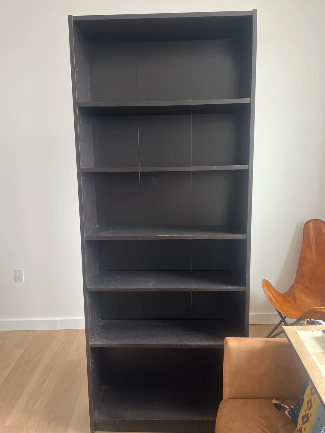 Dark Brown Tall IKEA Billy Bookshelf