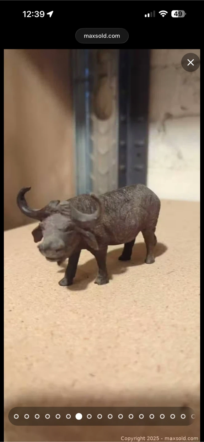 Hand-carved Wooden African Animal Figurines Set - photo 5