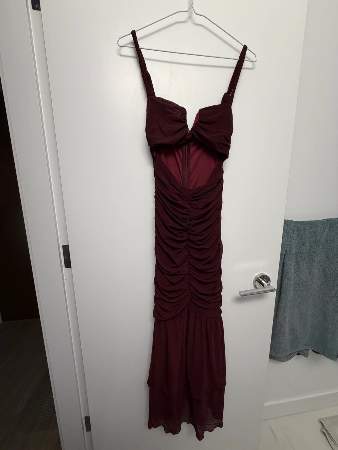 Ruched Cutout Dress - photo 2