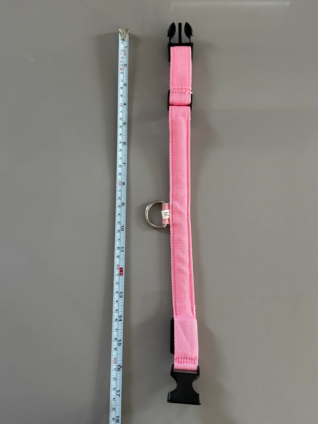Pink LED Dog Collar - Size Medium - photo 4
