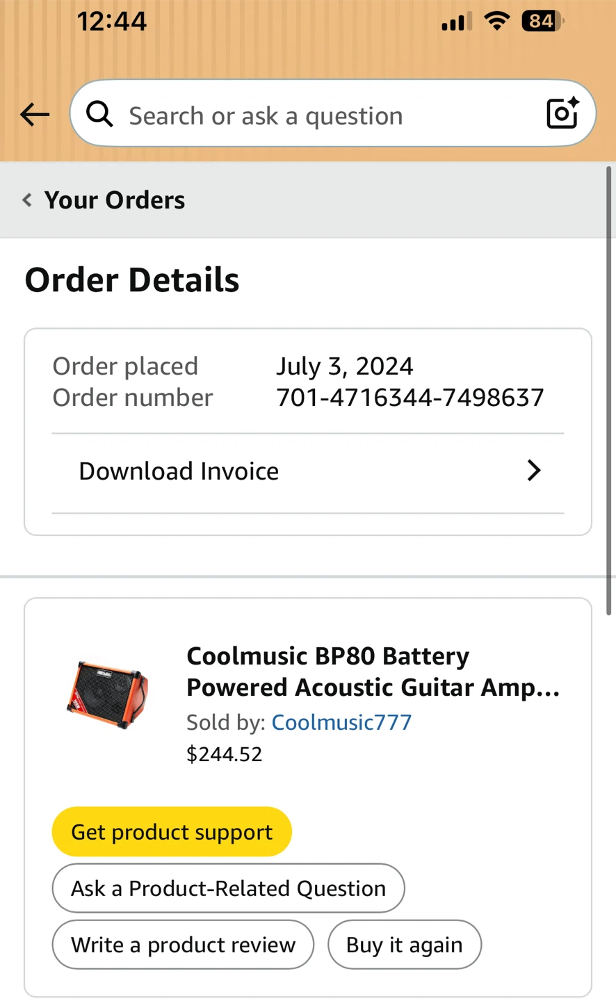 Coolmusic BP80 Battery Powered Acoustic Guitar Amplifier (100W) - photo 3