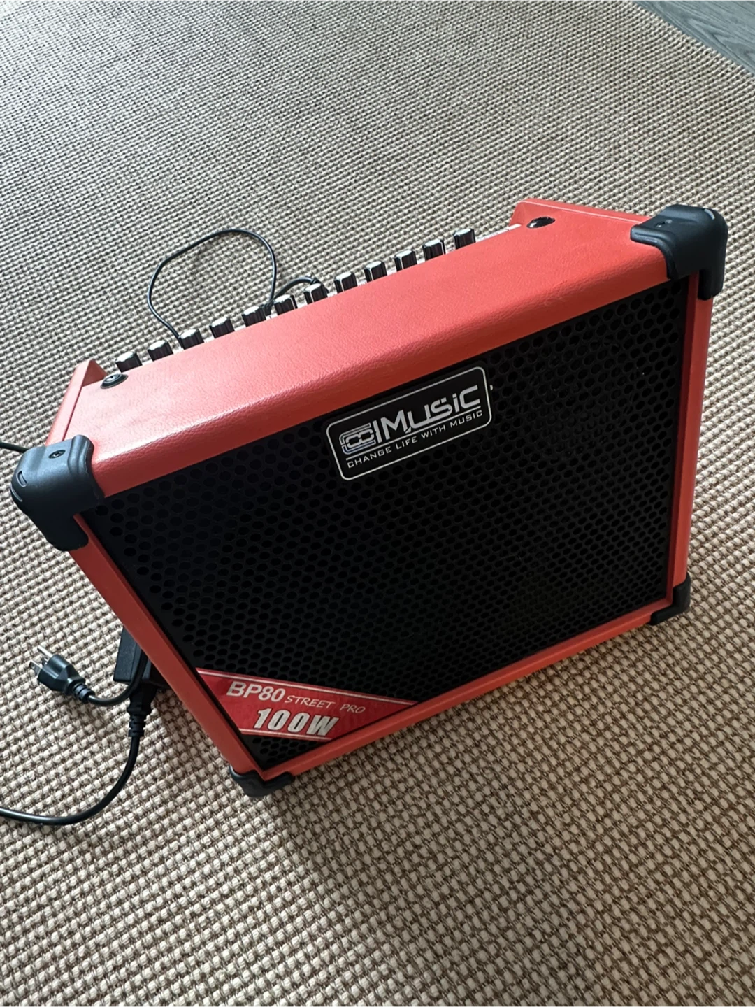 Coolmusic BP80 Battery Powered Acoustic Guitar Amplifier (100W)