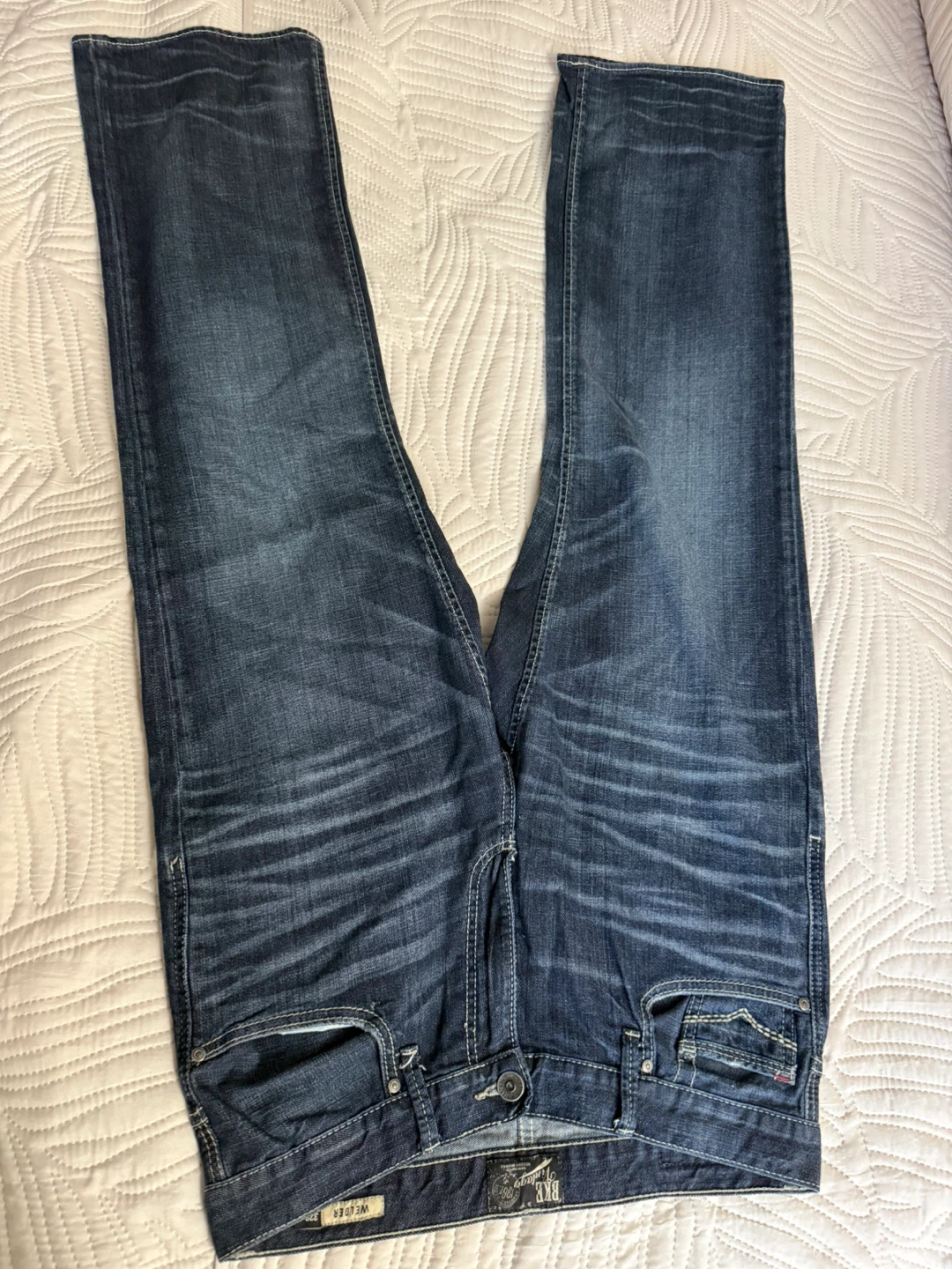 BKE Vintage "Welder" Straight Leg Jeans - Size 32S