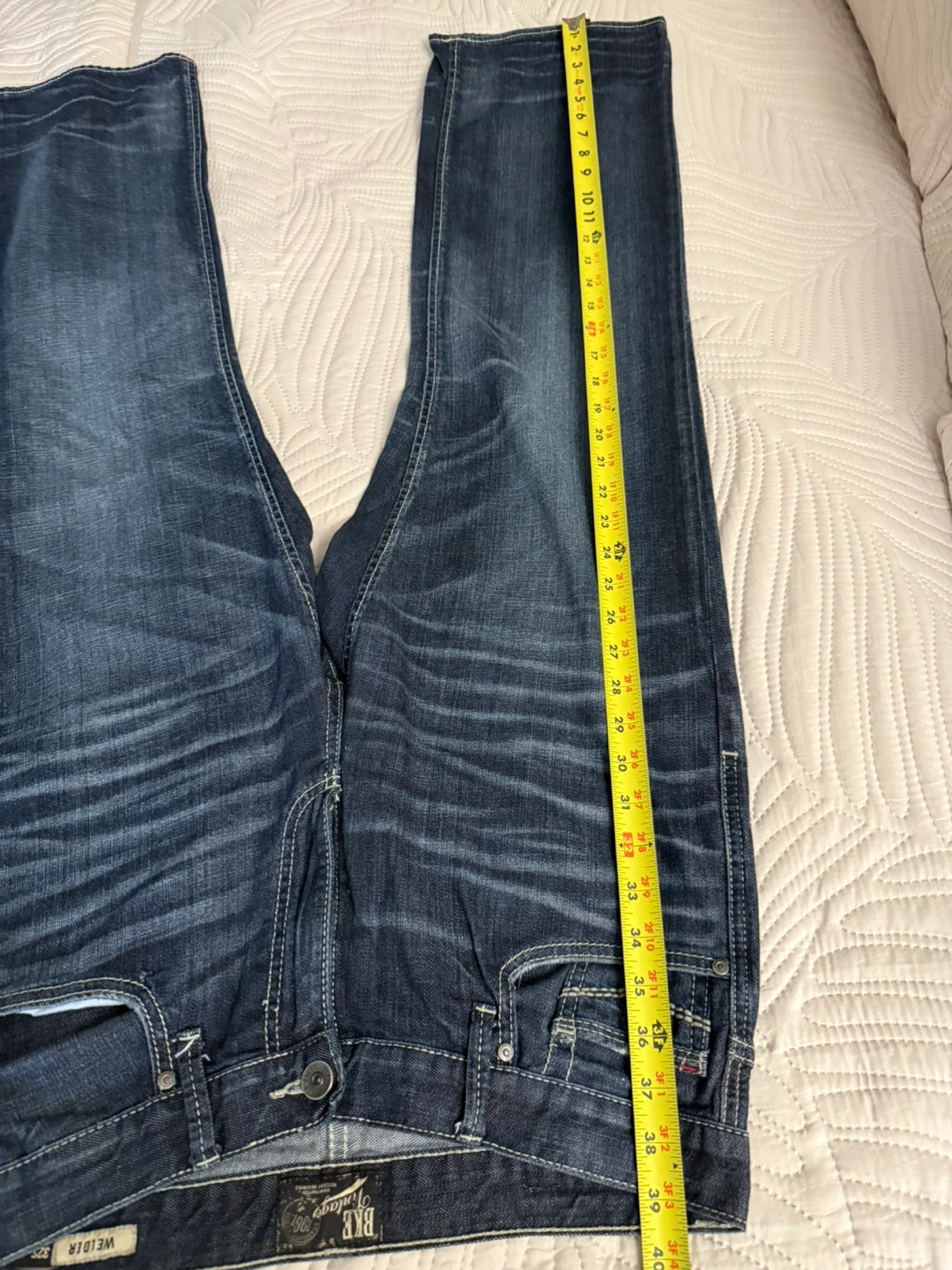 BKE Vintage "Welder" Straight Leg Jeans - Size 32S - photo 2