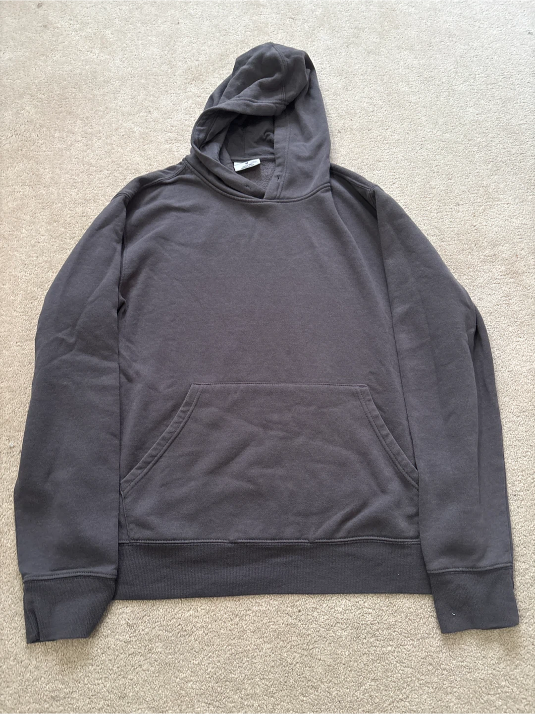 Dark grey hoodie