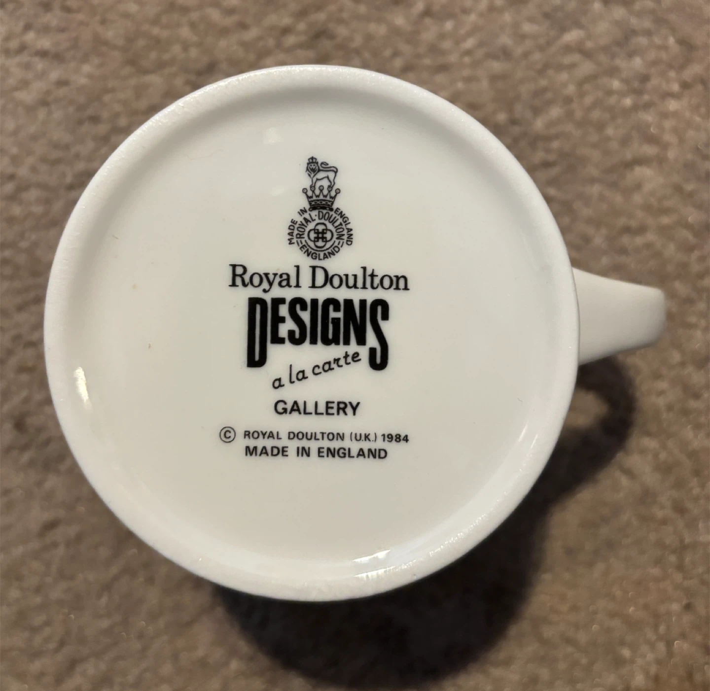 Vintage Royal Doulton Gallery Coffee Mugs. Made in England. - photo 2
