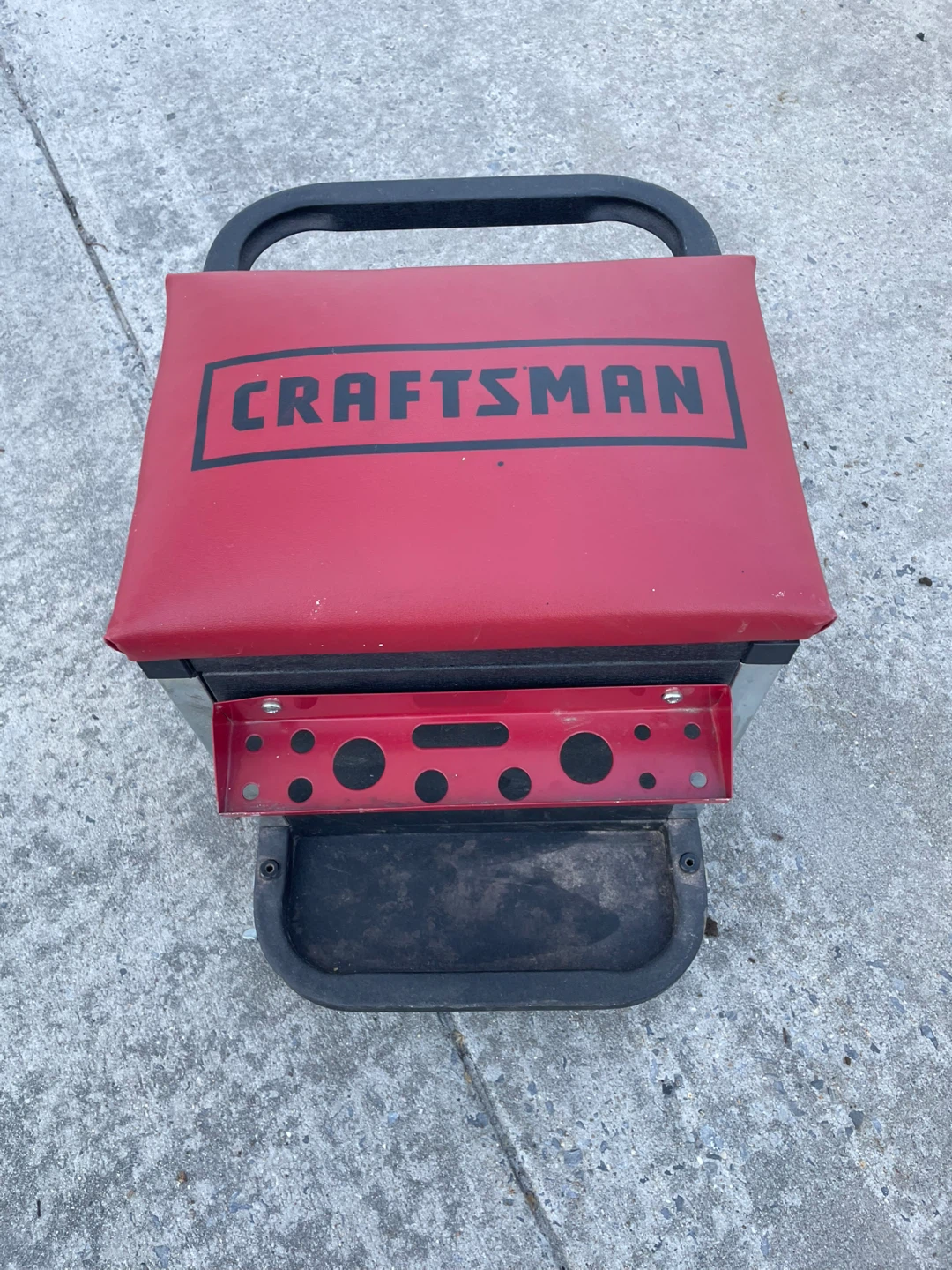 Craftsman Rolling Tool Seat with Drawers OR BEST OFFER