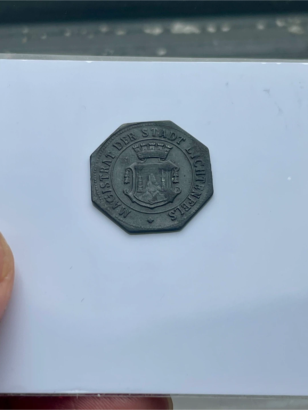 KLEINGELDERSATZMARKE 10 City of Lichtenfels Coin - photo 2