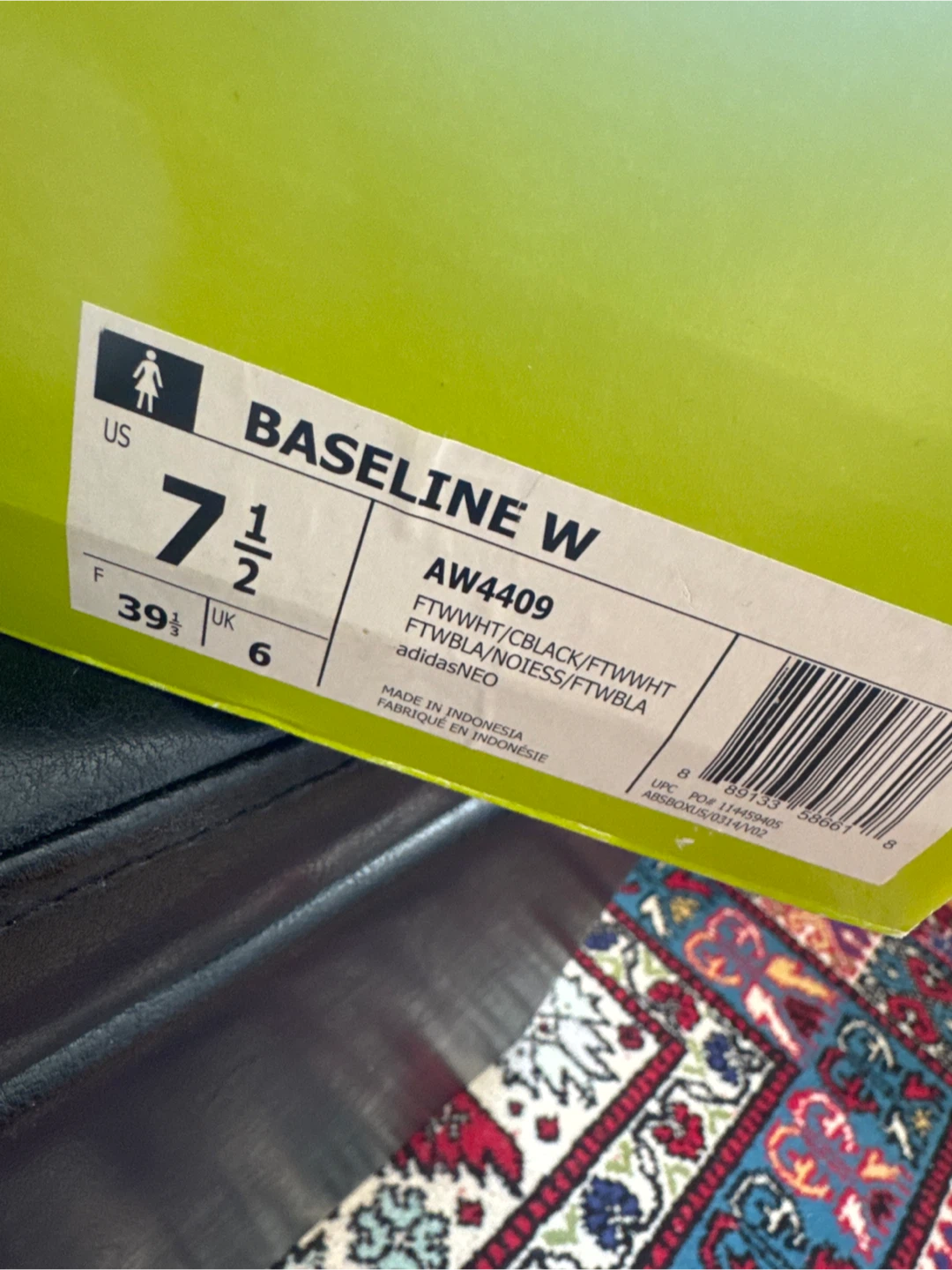 BNIB Adidas Baseline W Women's Sneakers Size 7.5 - photo 4