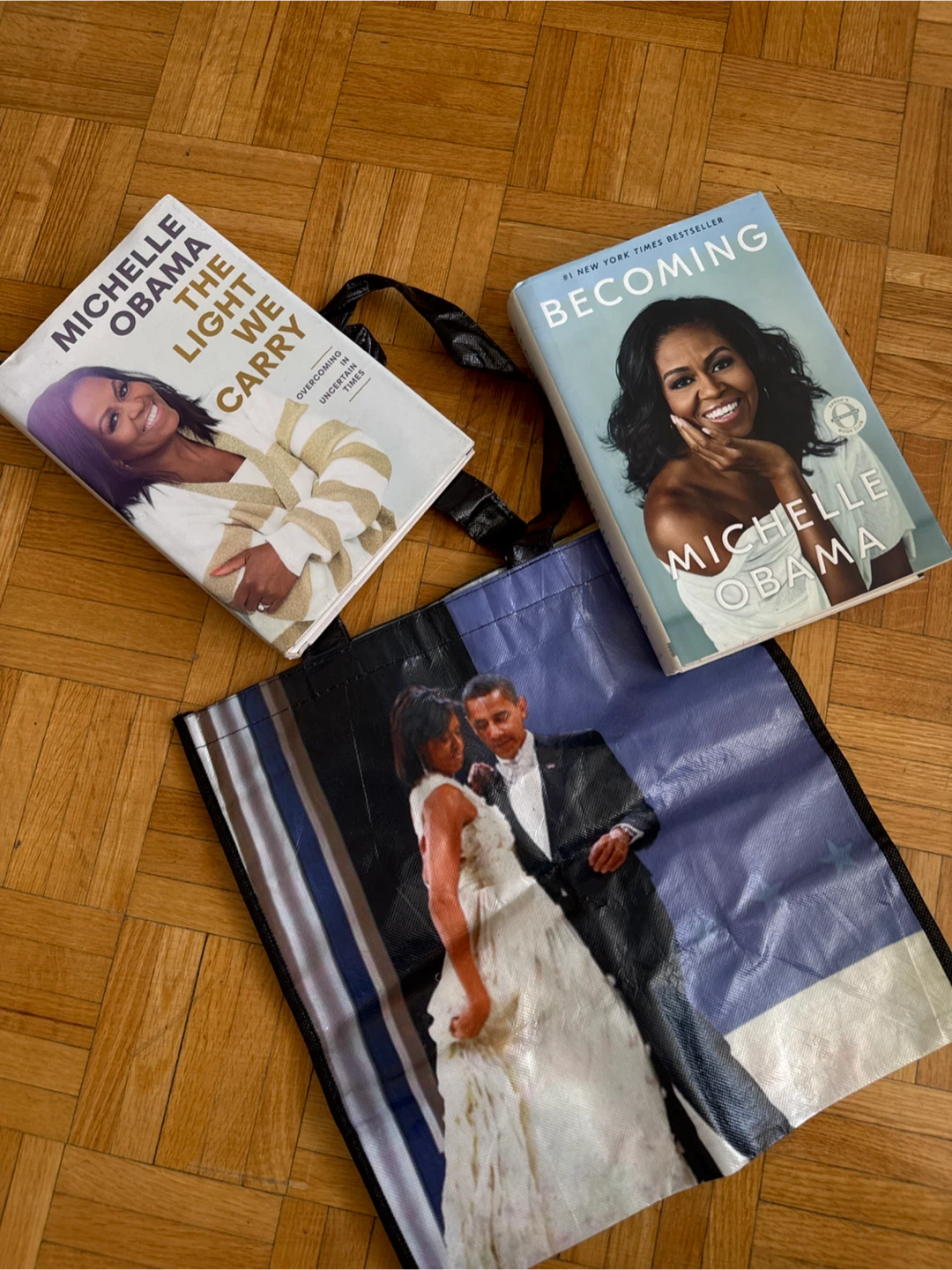 Michelle Obama Bookset and  Obama Tote bag