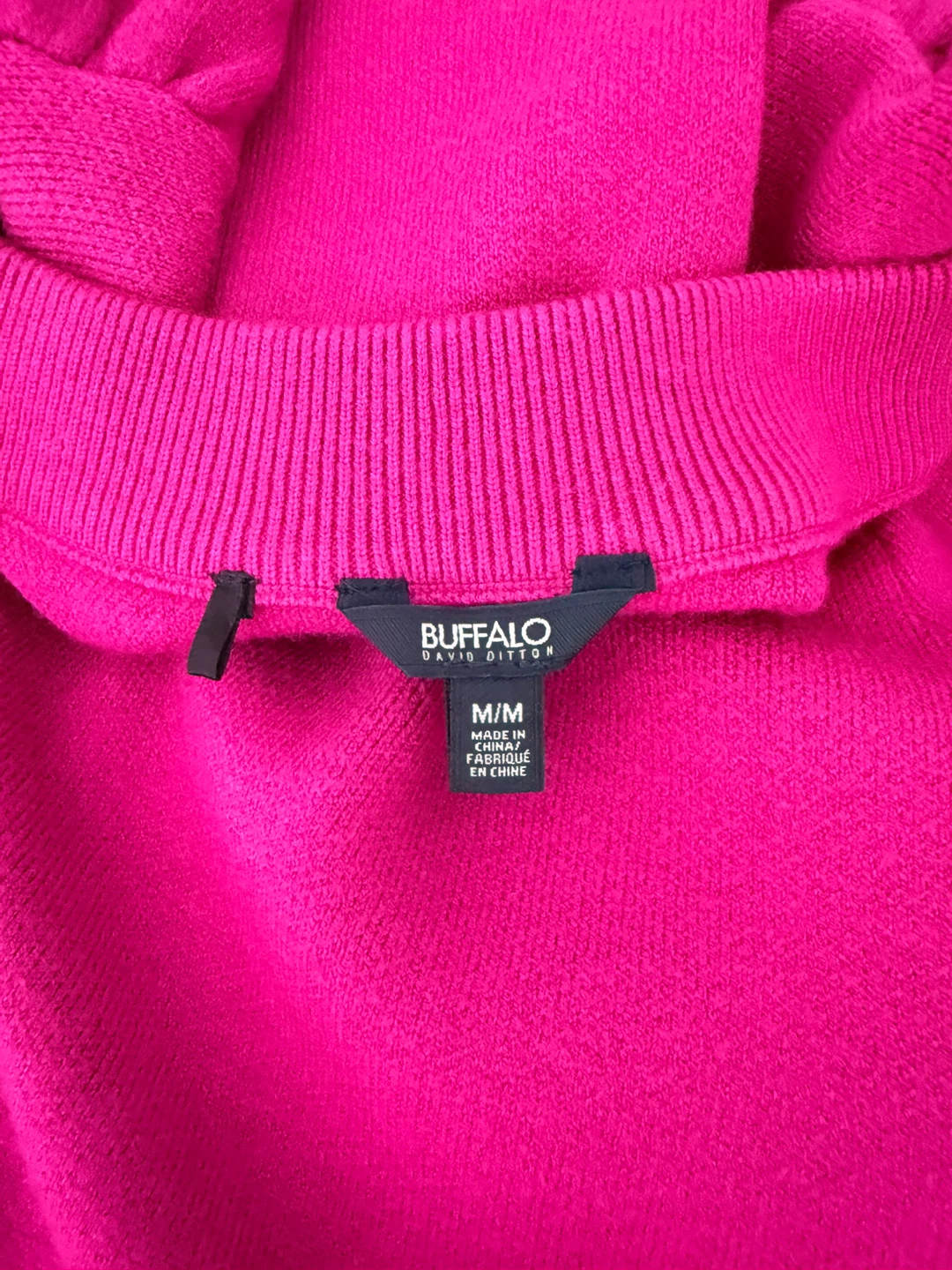 Buffalo David Bitton Magenta Knit Dress M/M - photo 2