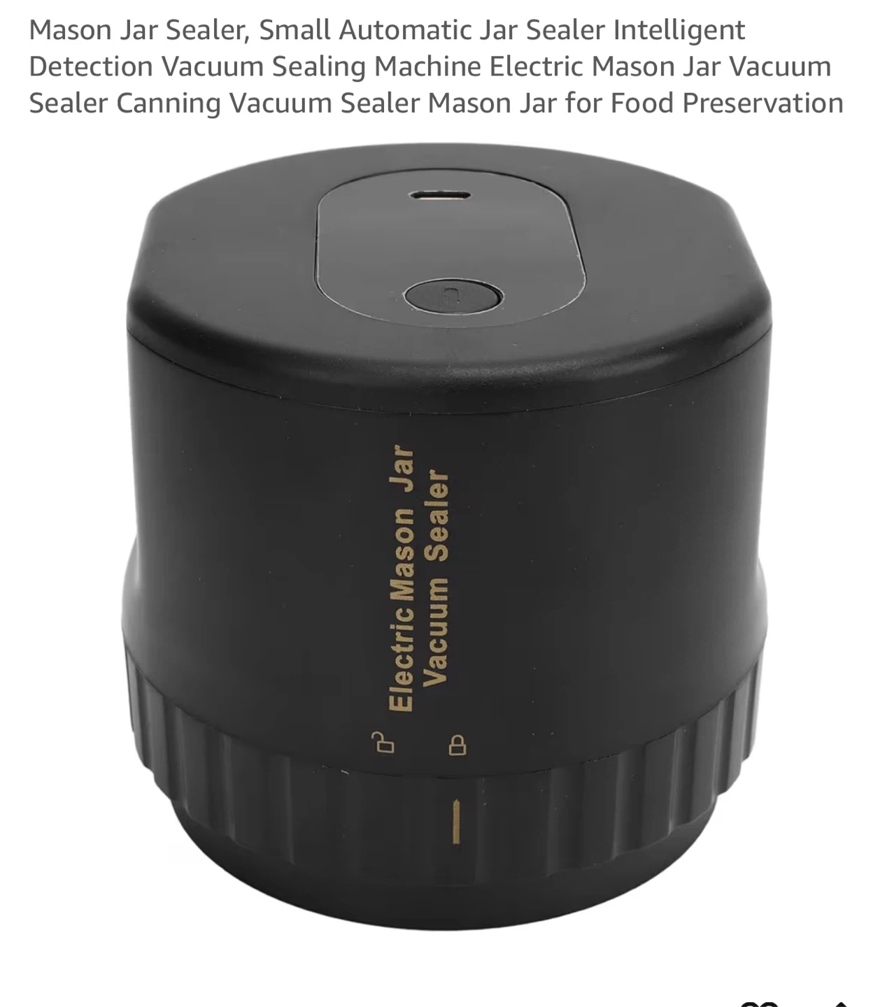 VP05 Electric Mason Jar Vacuum Sealer