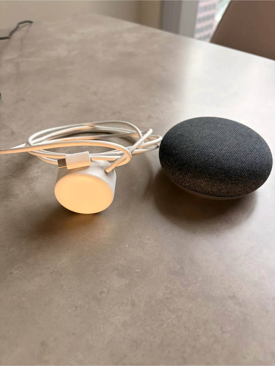 Google Nest Mini (2nd Gen) Smart Speaker – Charcoal - photo 2