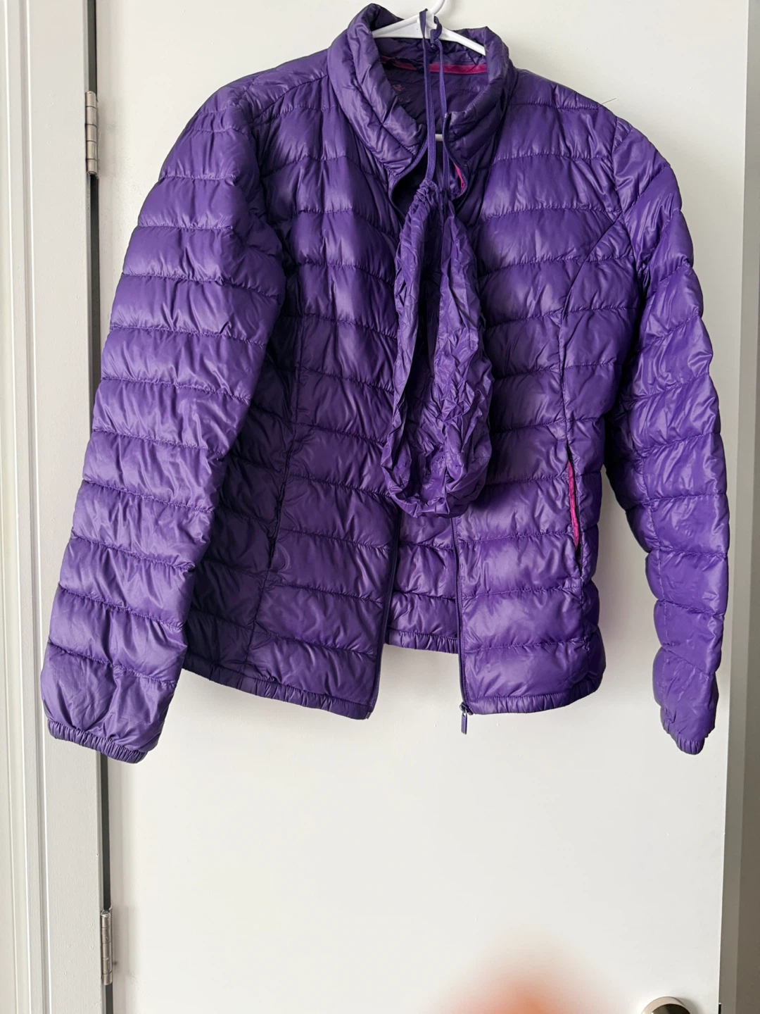 Purple Down Puffer Jacket