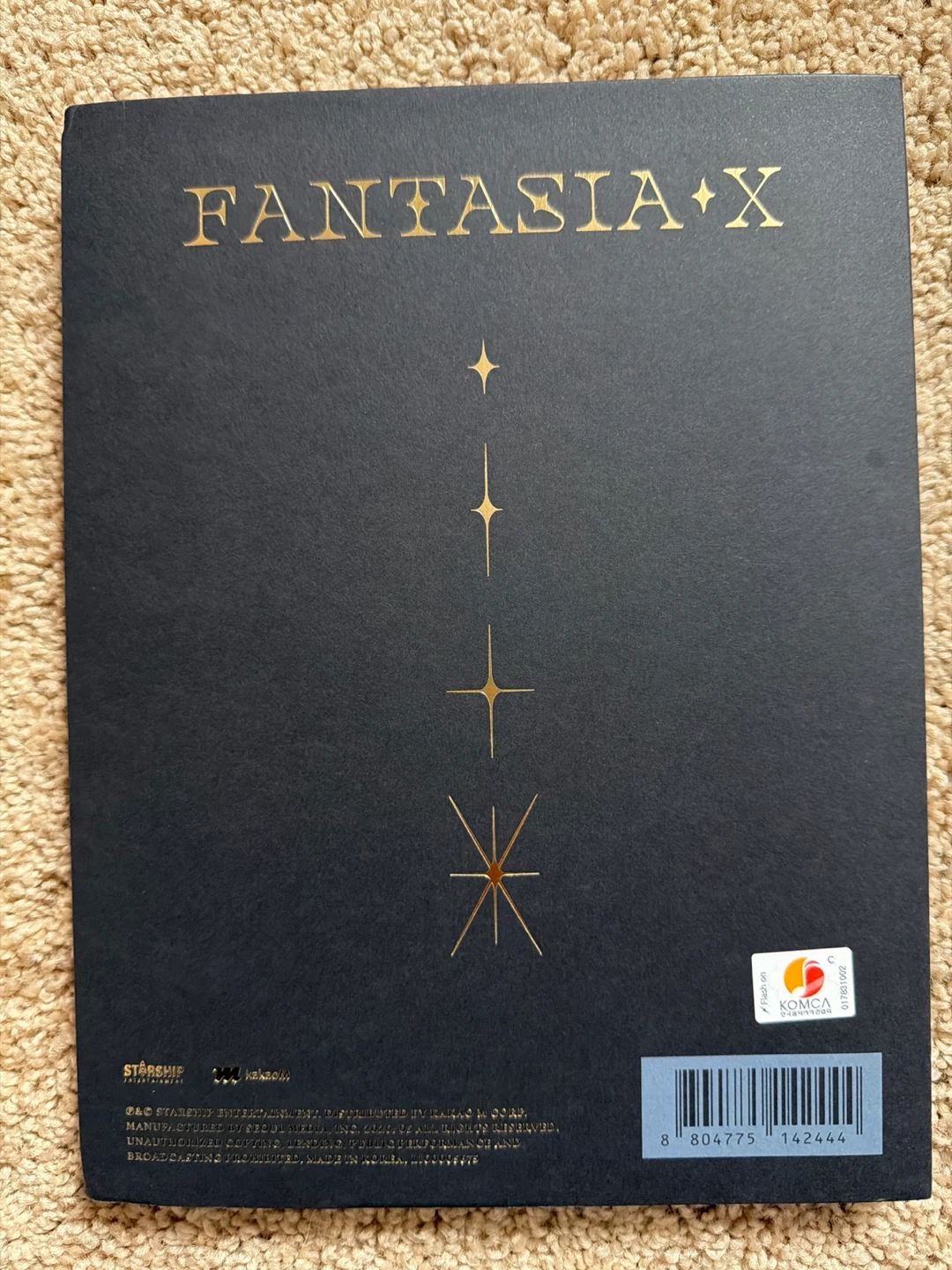 MONSTA X Fantasia X Mini Album CD - photo 2