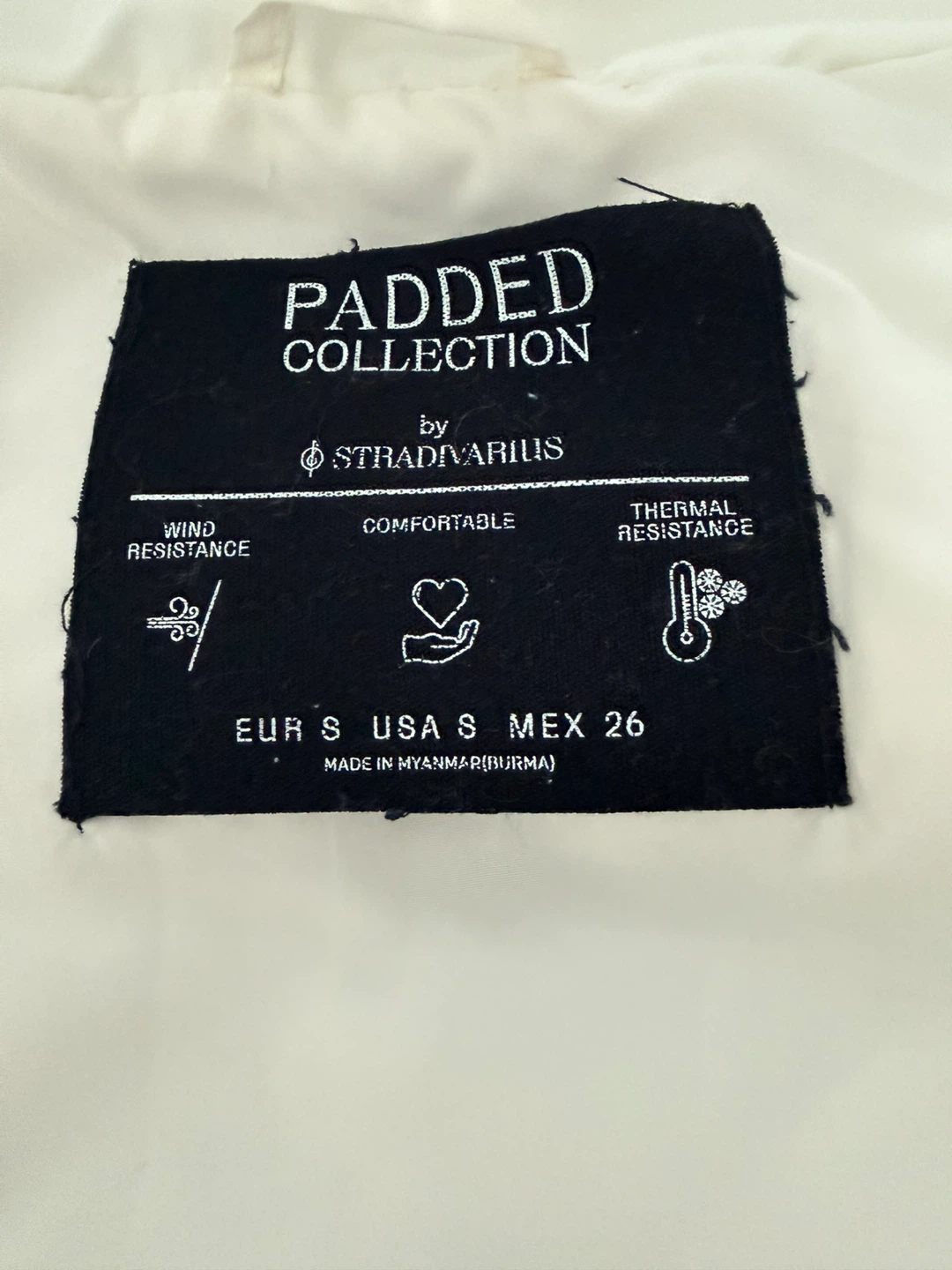 Stradivarius White Padded Jacket - photo 3