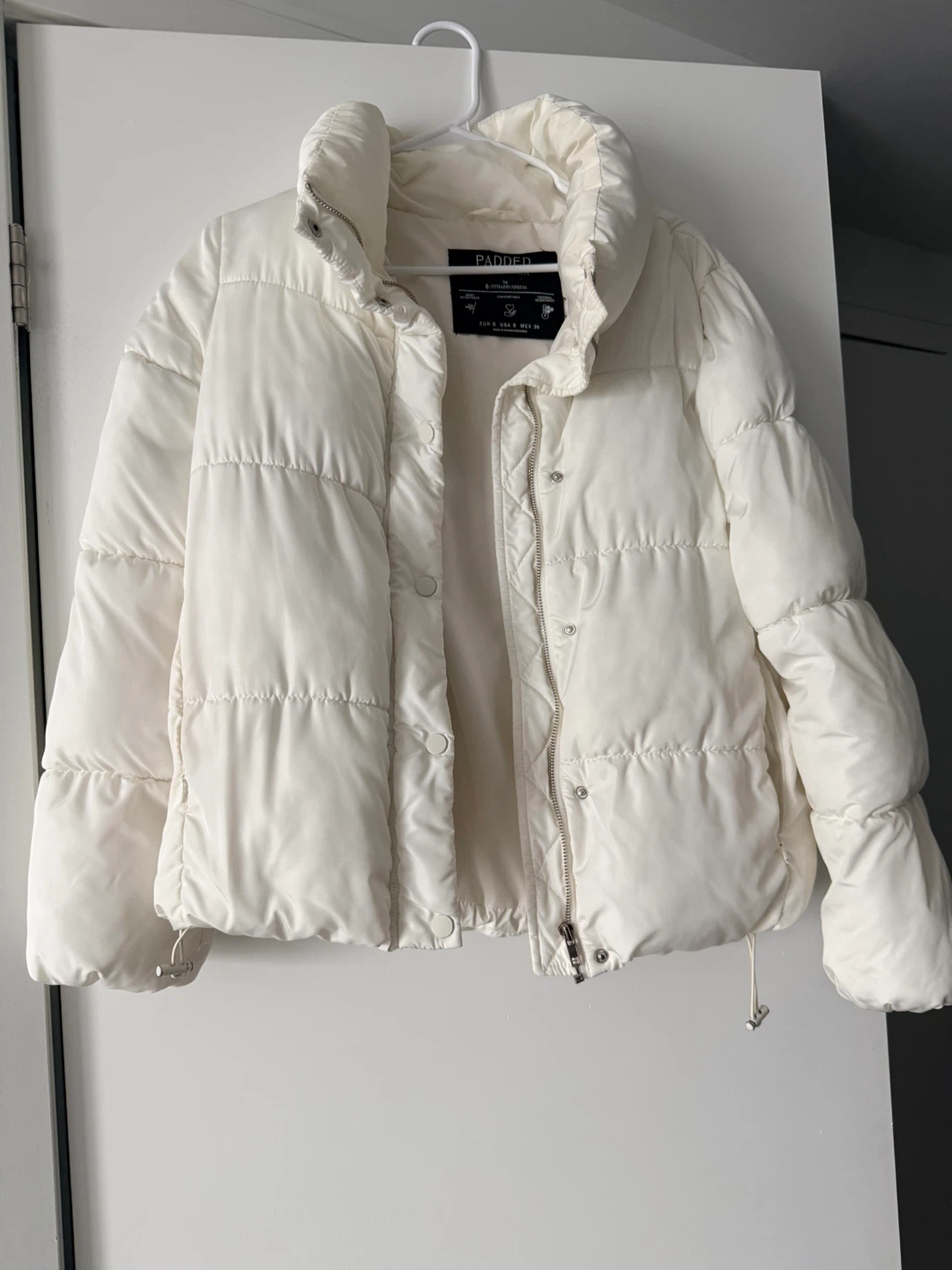 Stradivarius White Padded Jacket - photo 2