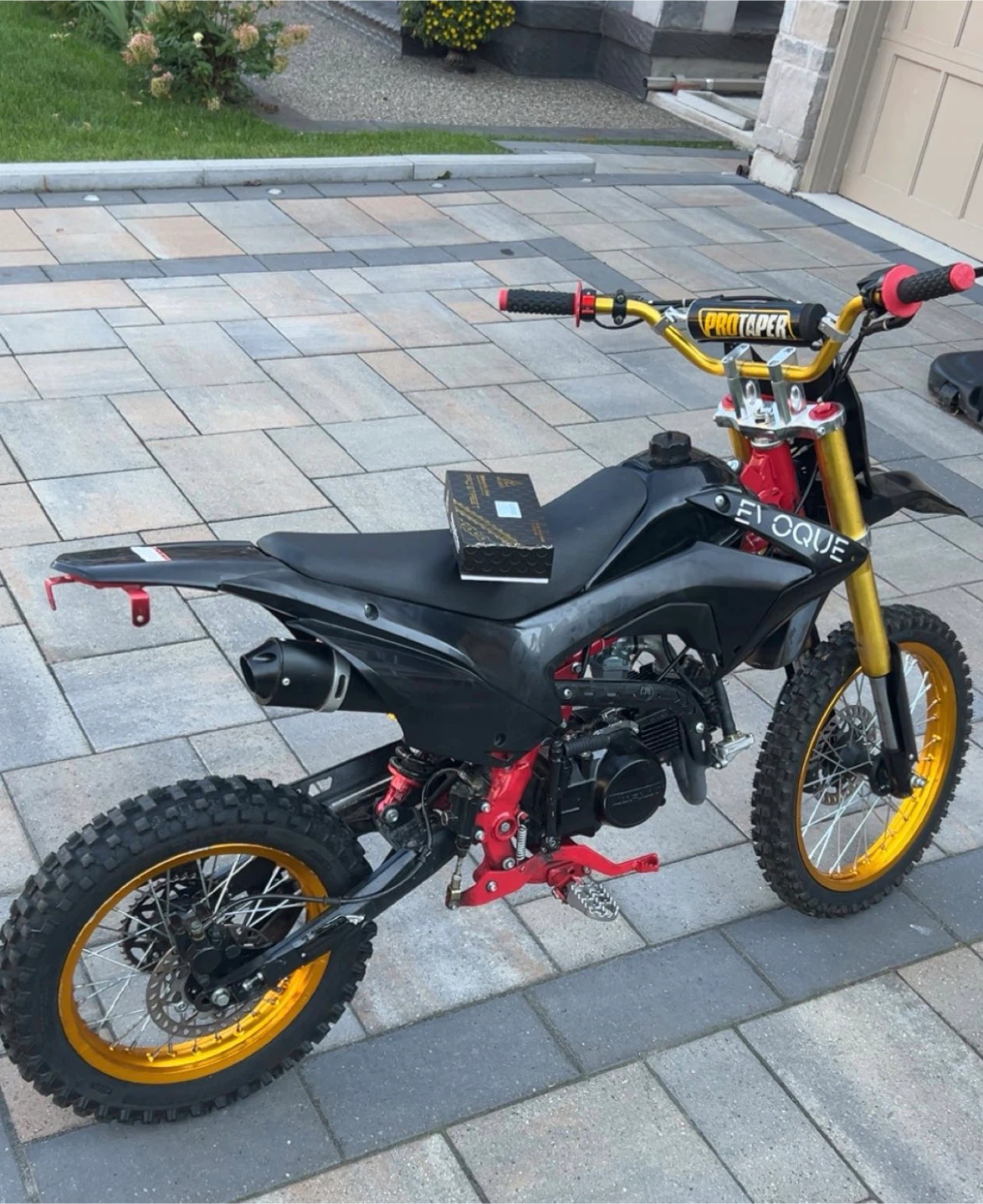EVOQUE Dirt Bike - Black/Red/Gold - photo 3
