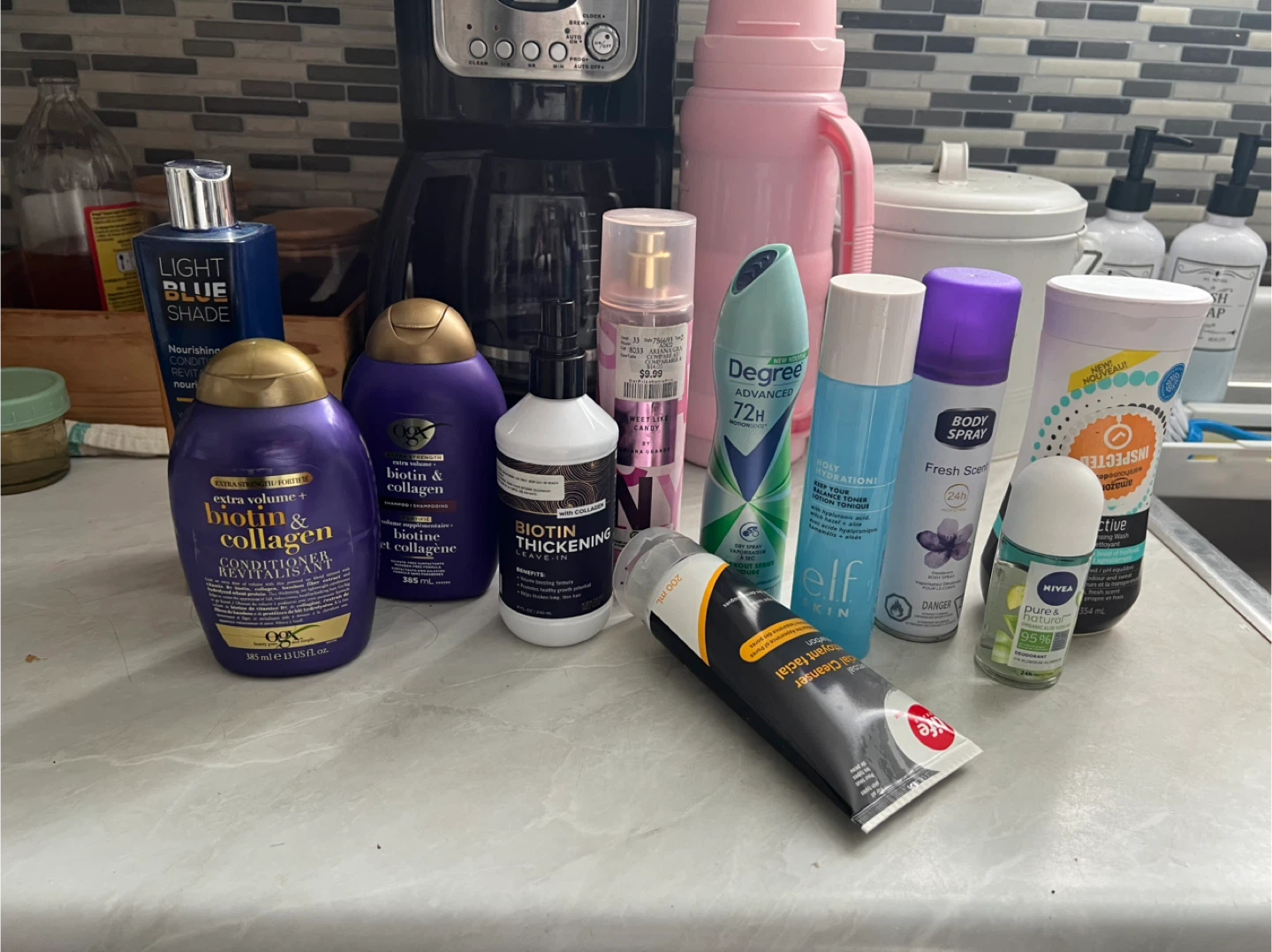 Skin, hair items