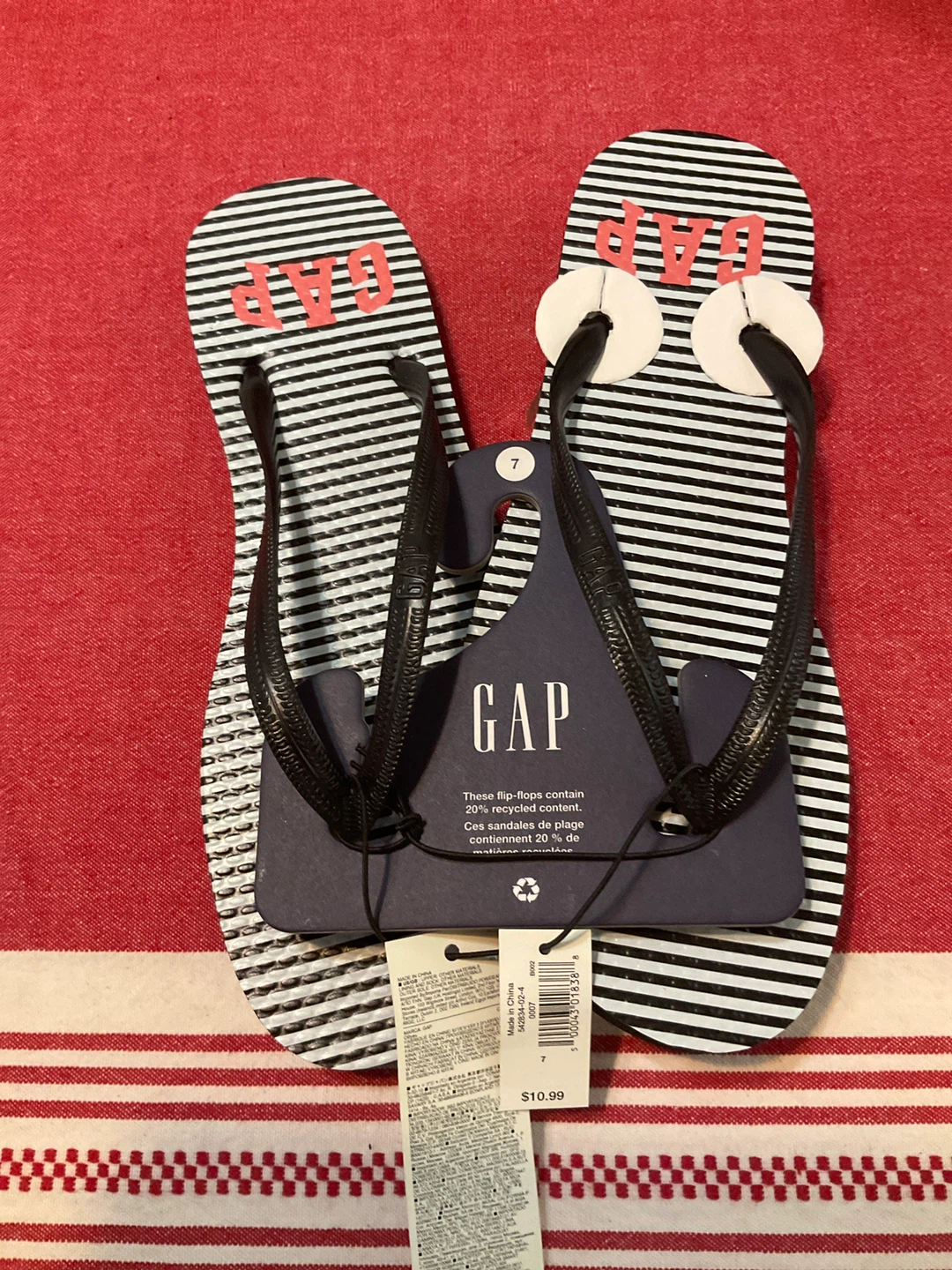GAP Flip Flops Size 7