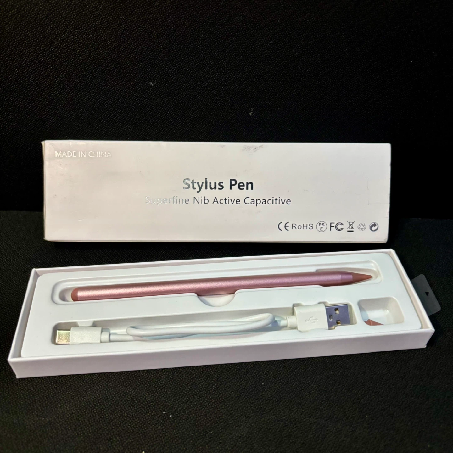 Active Metal Stylus Pen Superfine Nib Pink Universal Compatible - photo 3