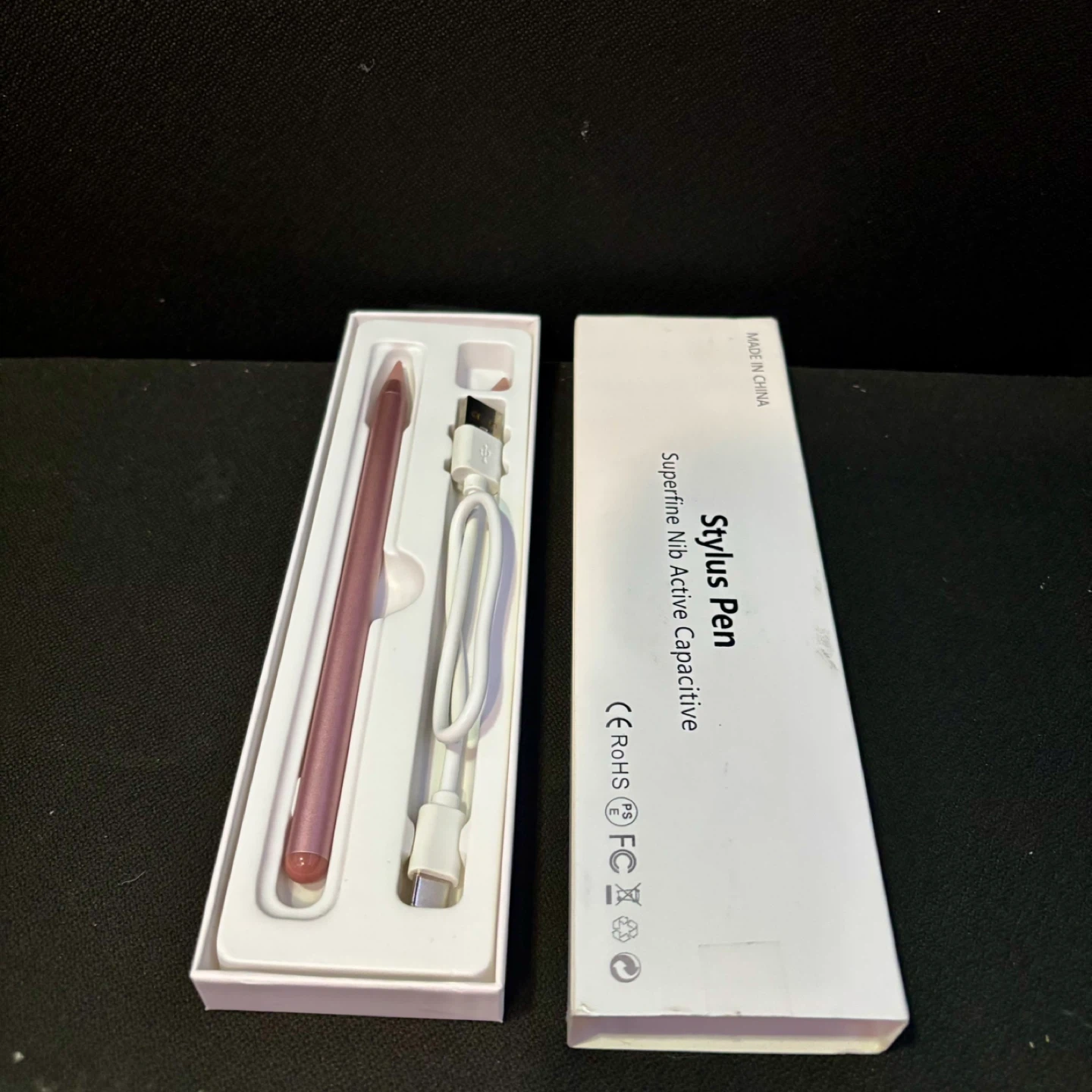 Active Metal Stylus Pen Superfine Nib Pink Universal Compatible - photo 2