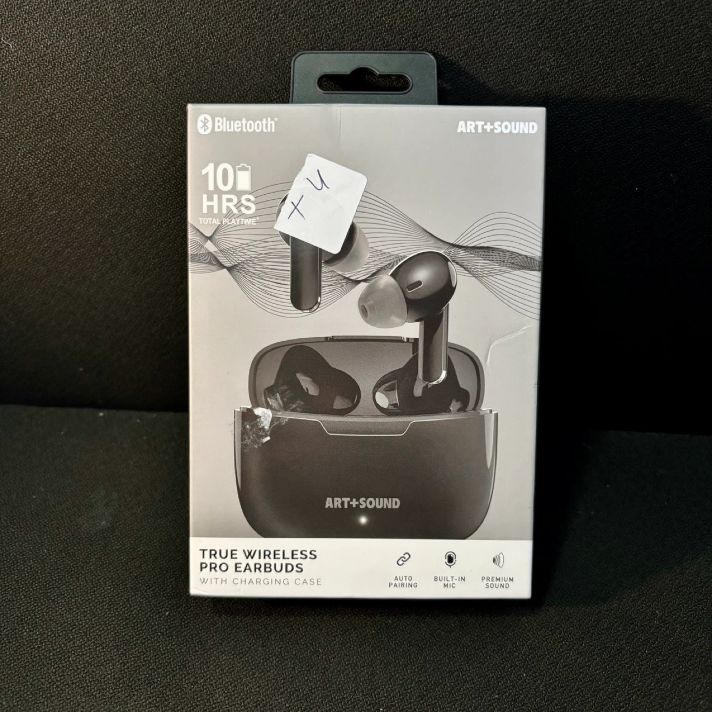 ART+SOUND Bluetooth True Wireless Earbuds Black
