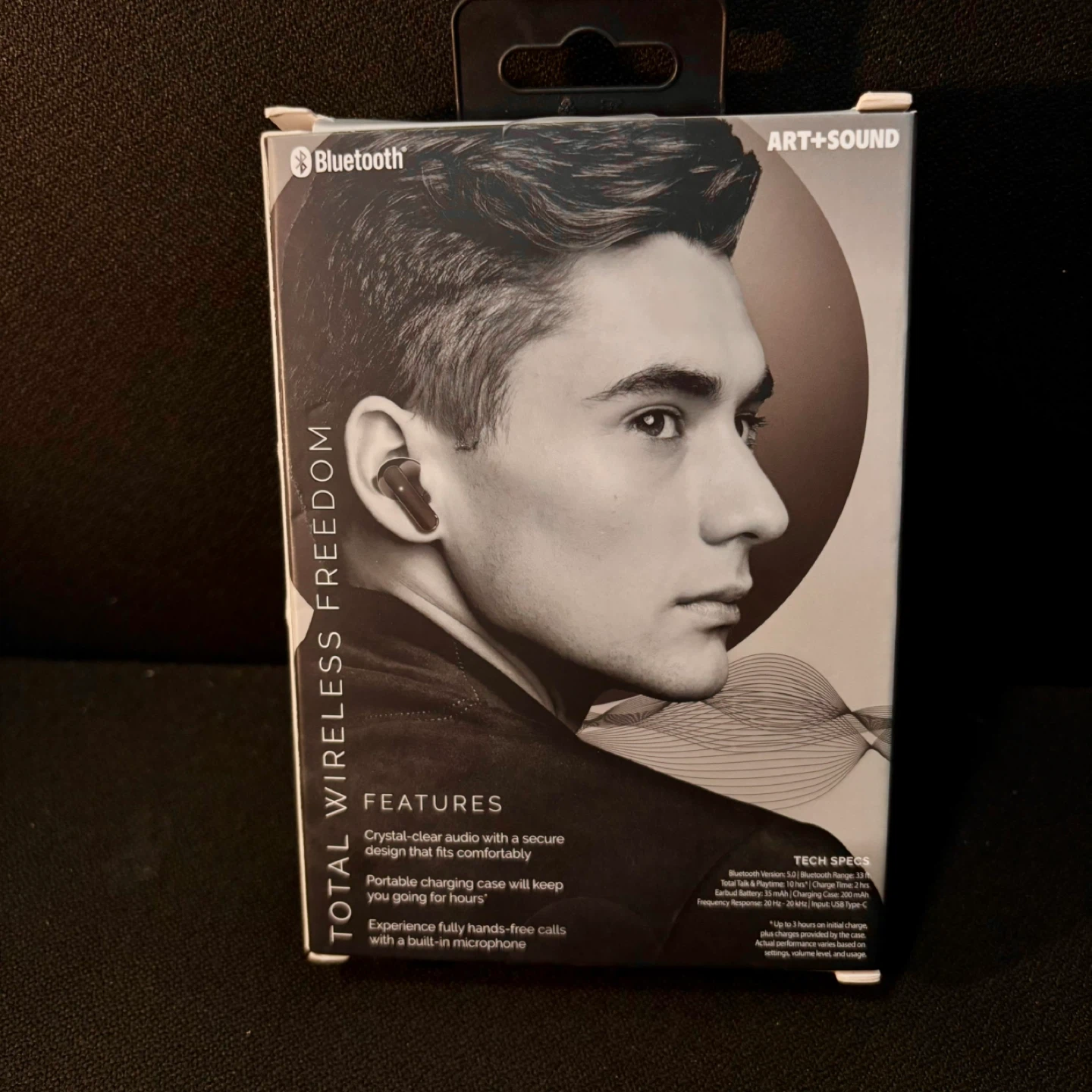 ART+SOUND Bluetooth True Wireless Earbuds Black - photo 2